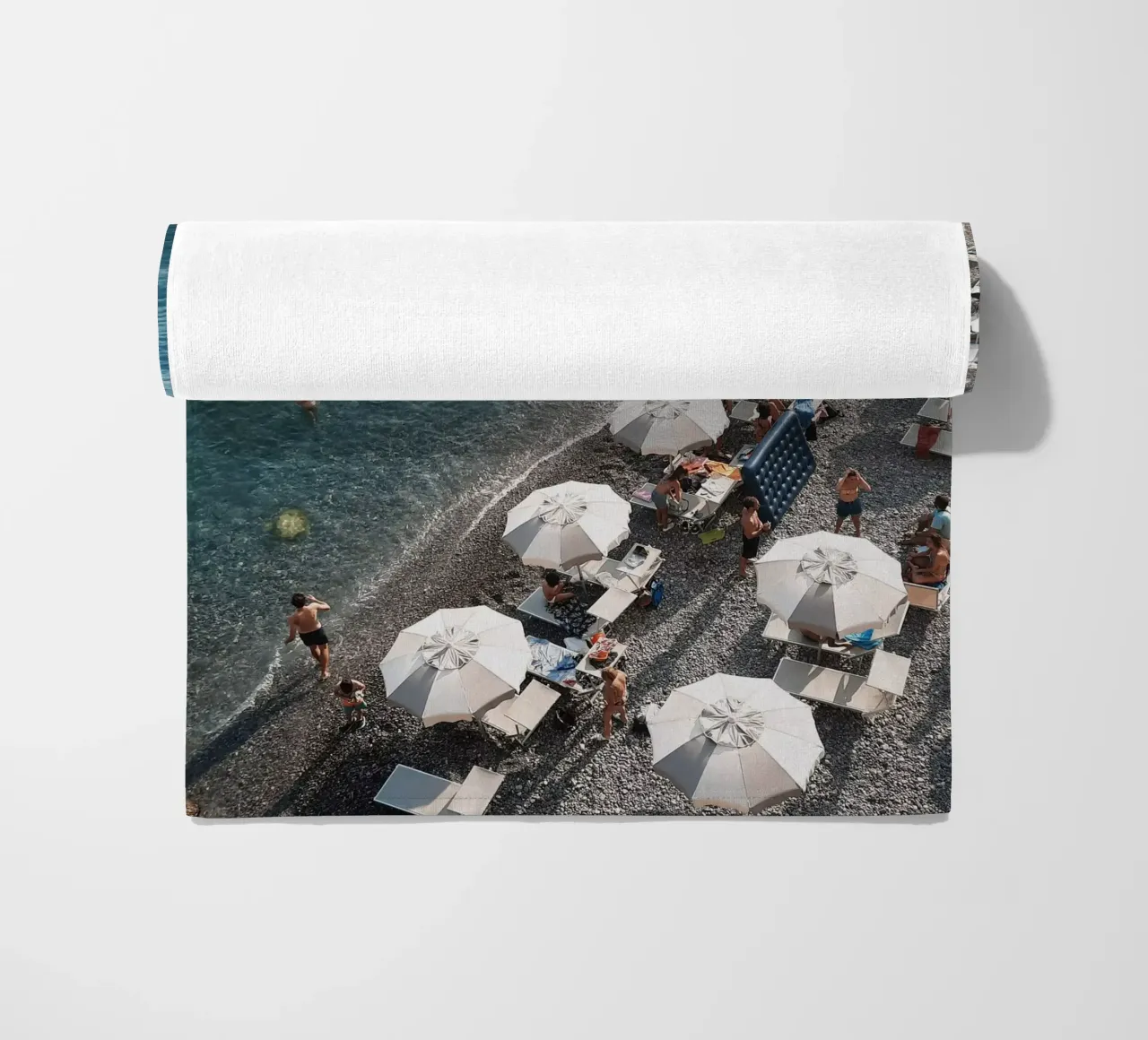 Amalfi Beach Scene telo mare da Les Meravelles