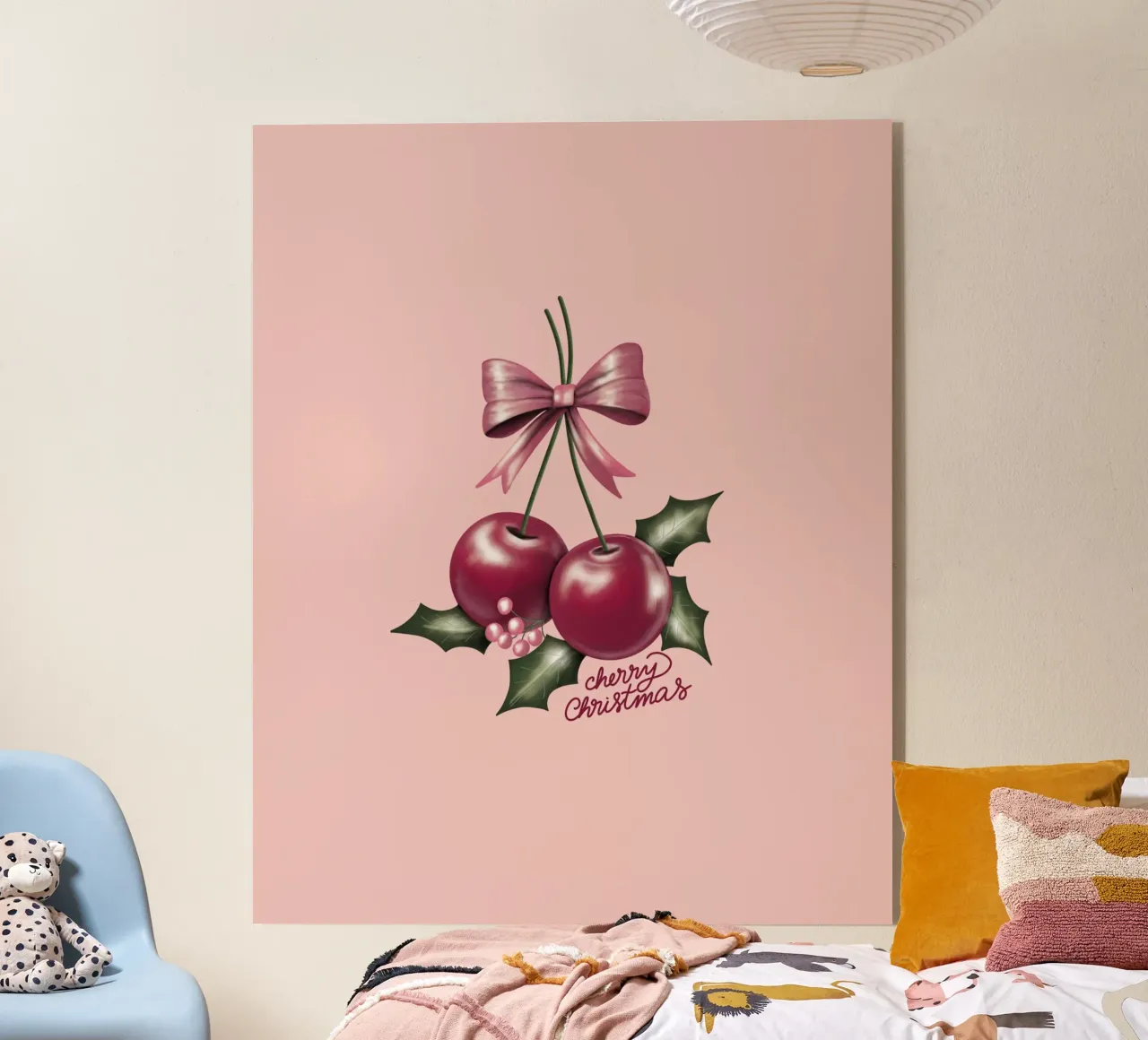 Cherry Christmas plexiglass da anisillustration
