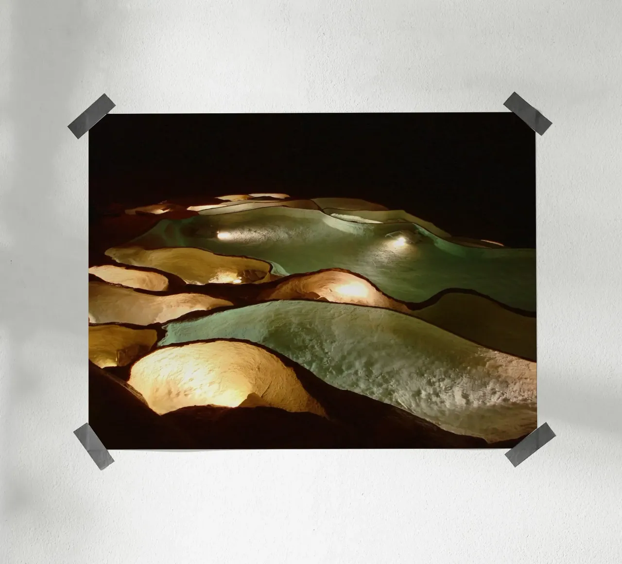 Light up the Dark poster con telaio in legno da menega sabidussi | moods
