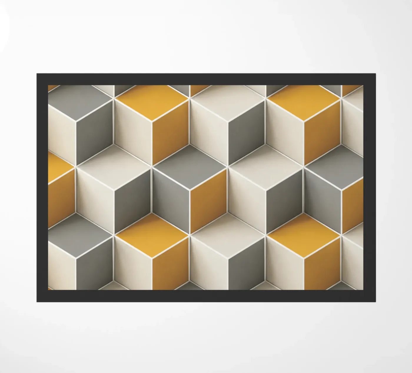 Geometric 3D cube tile pattern zerbino da Bojasweet