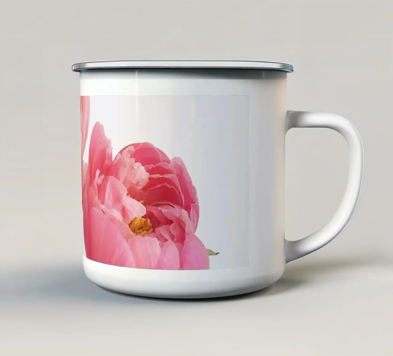 Peonie tazza in smalto da Cassia Beck Photography