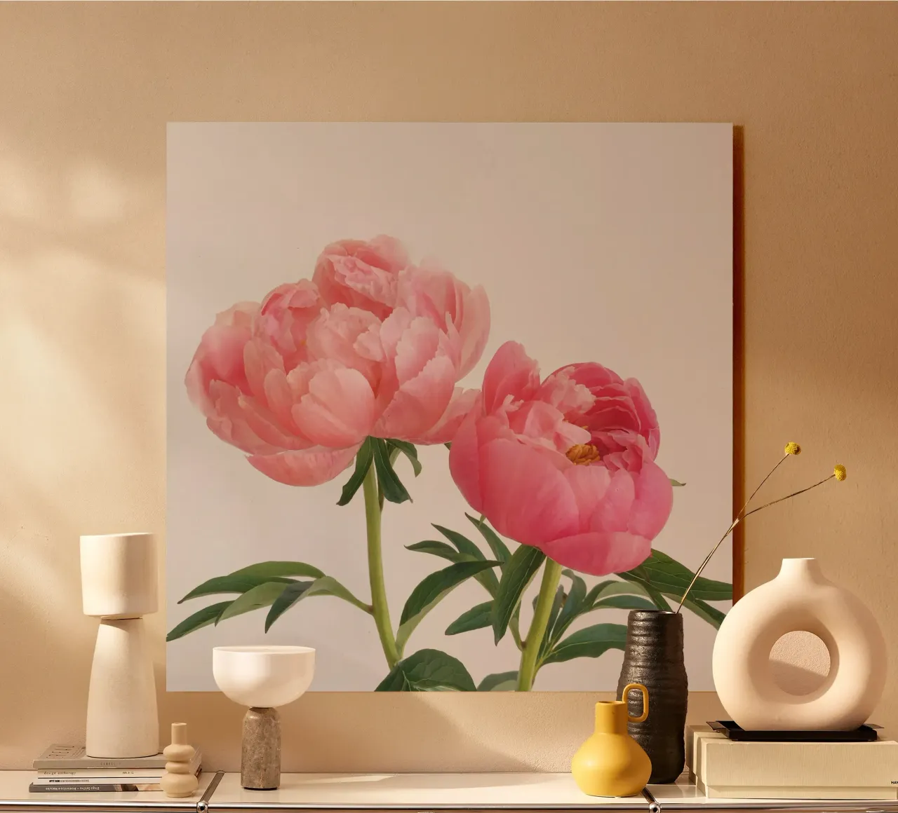Peonie plexiglass da Cassia Beck Photography