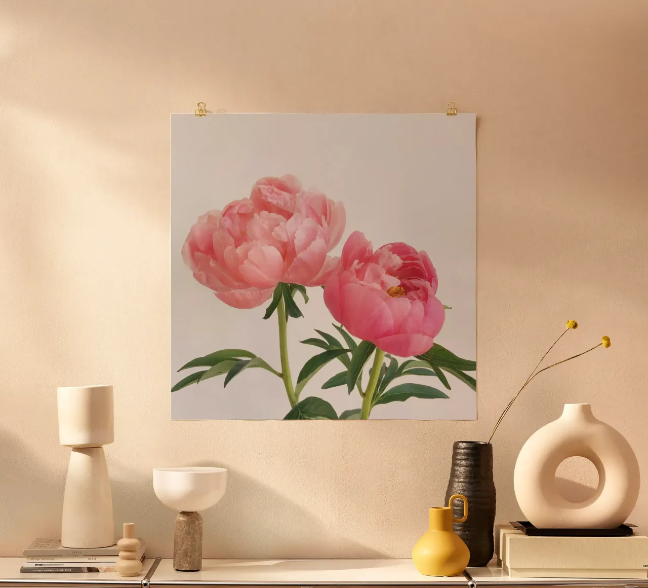 Peonies poster by Cassia Beck Photography