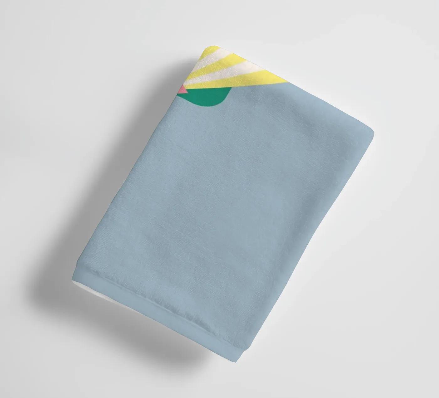 Shell Blue towel by janamossmann