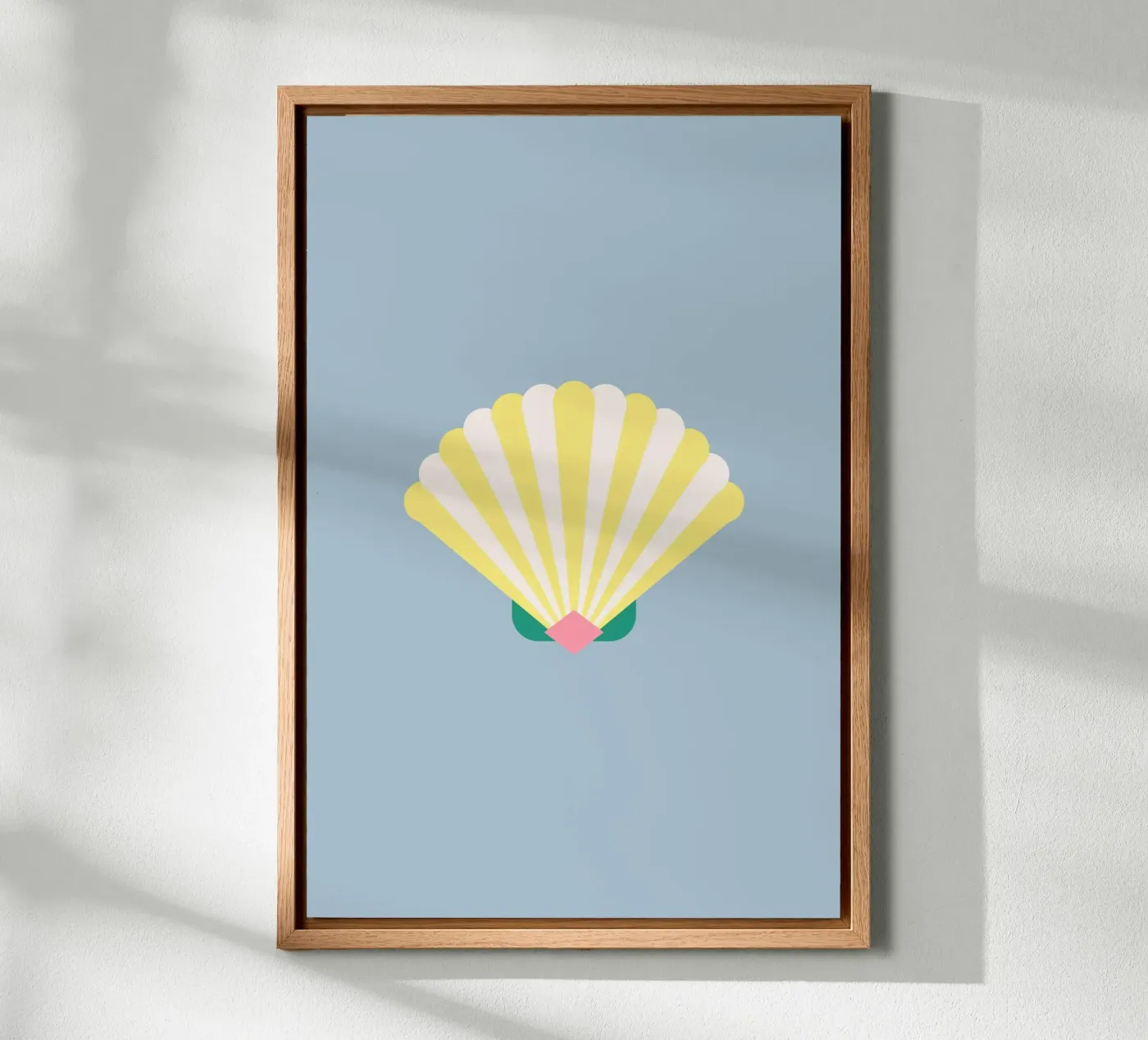 Shell Blue canvas van janamossmann