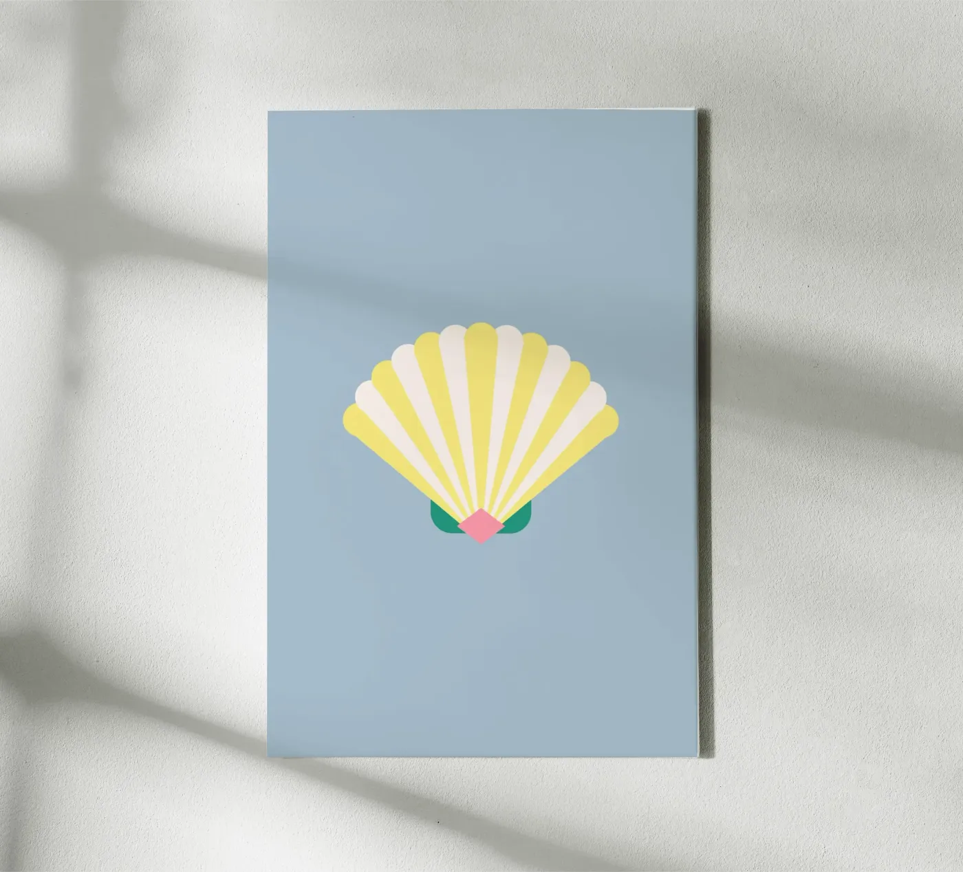 Shell Blue canvas van janamossmann