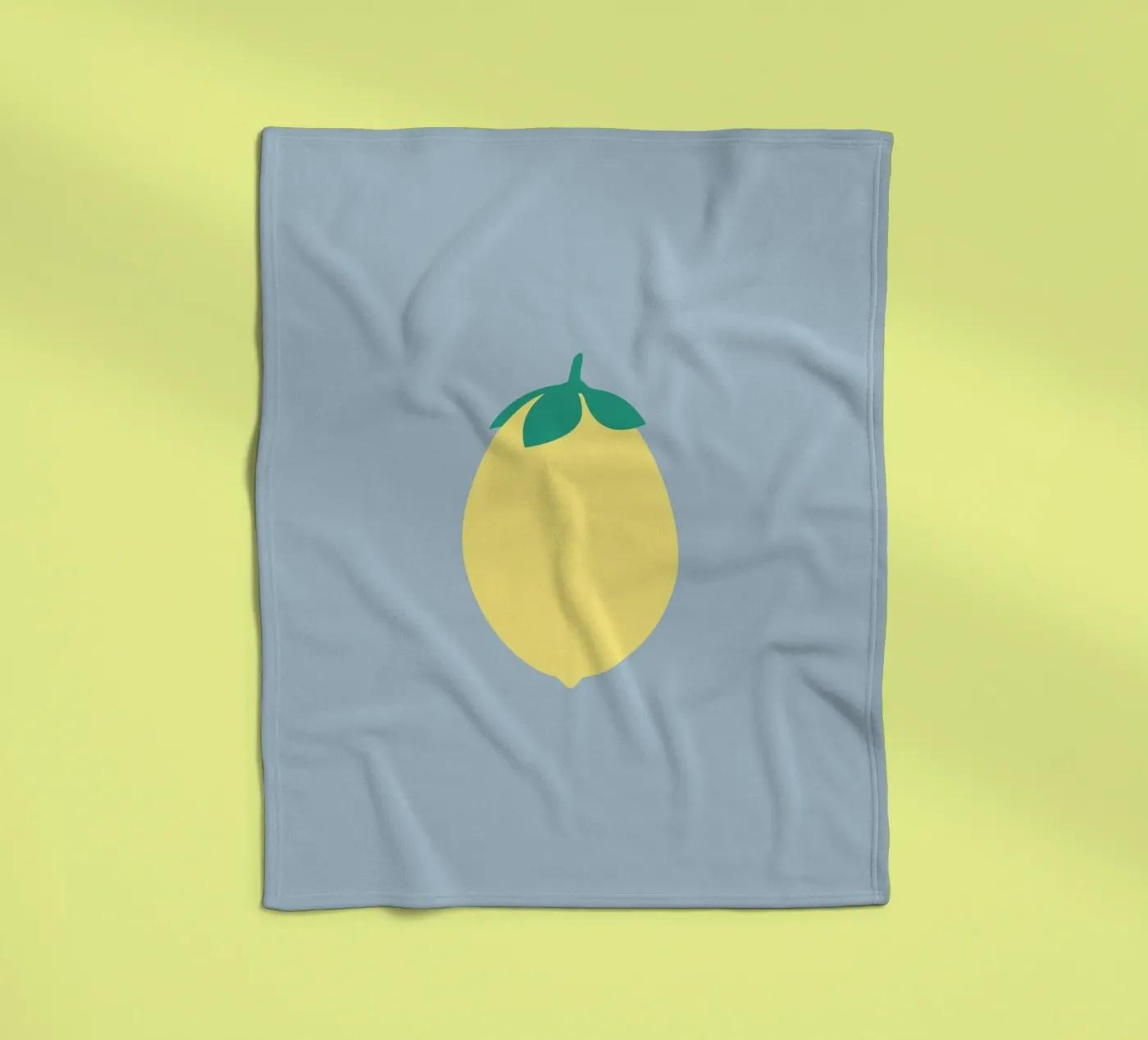 Lemon Fleecedecke von janamossmann