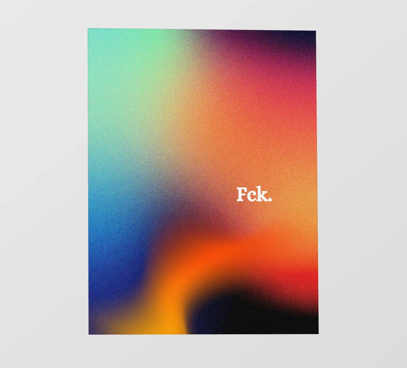 fck. fotobehang van Niki