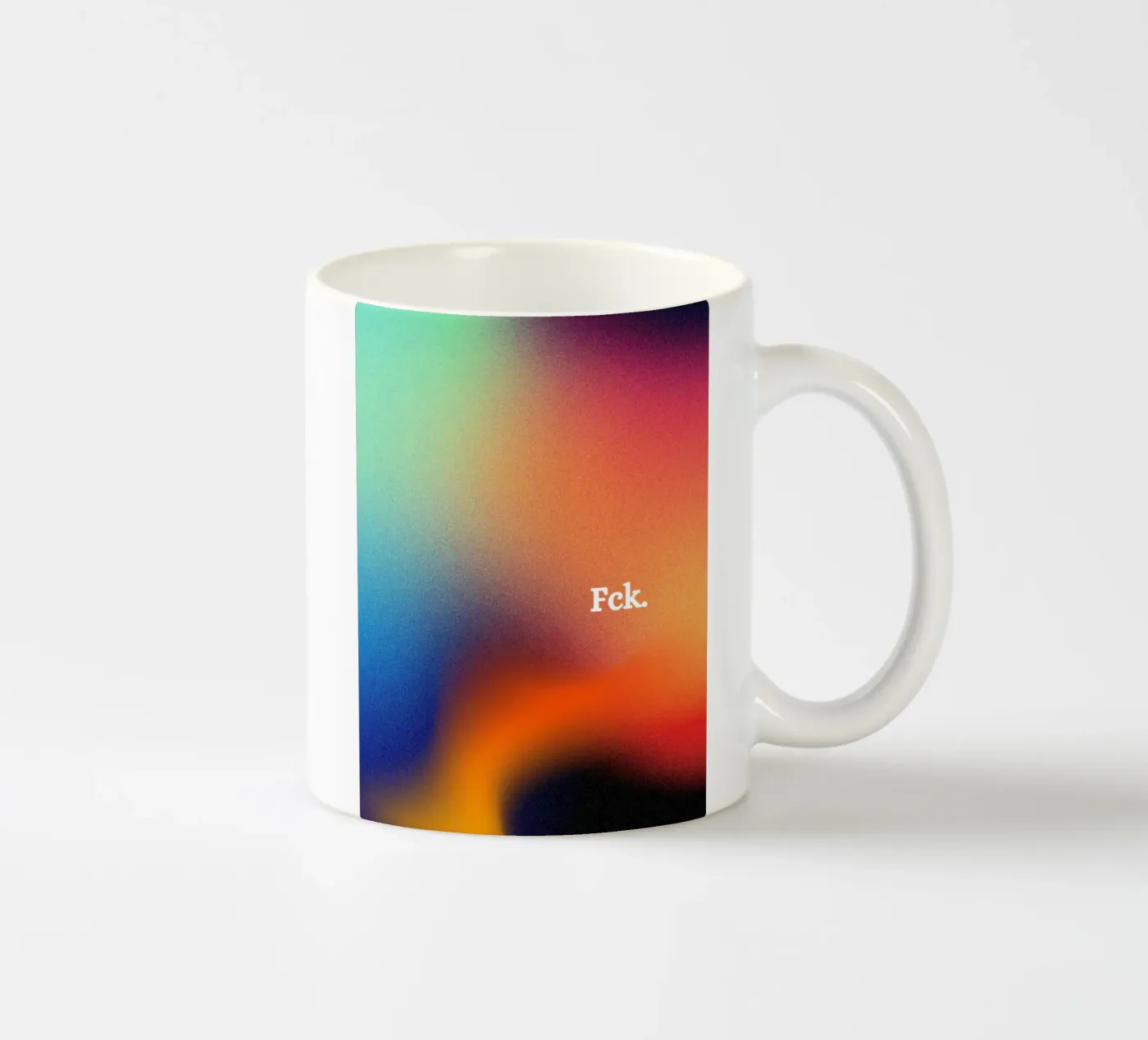 fck. ceramic mug by Niki