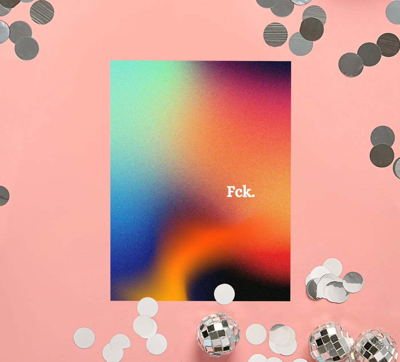 fck. sticker van Niki