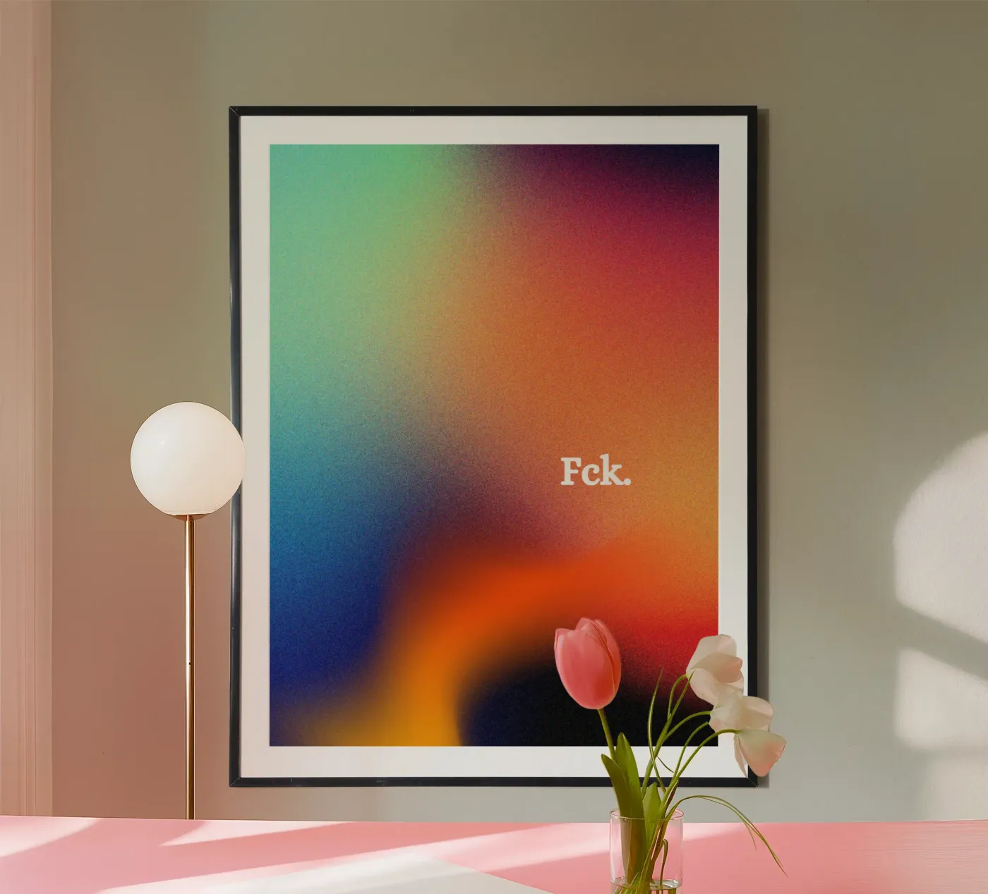 fck. Poster von Niki