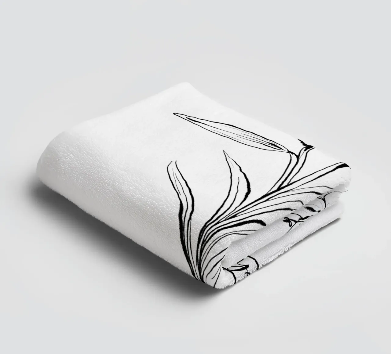 Lilium Flowers Bouquet with Name or Quote asciugamano da bagno da anisillustration
