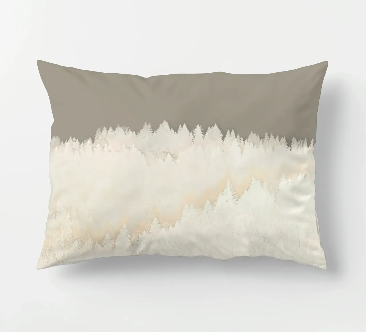 Pale Forest Abstract cuscino da menega sabidussi | moods