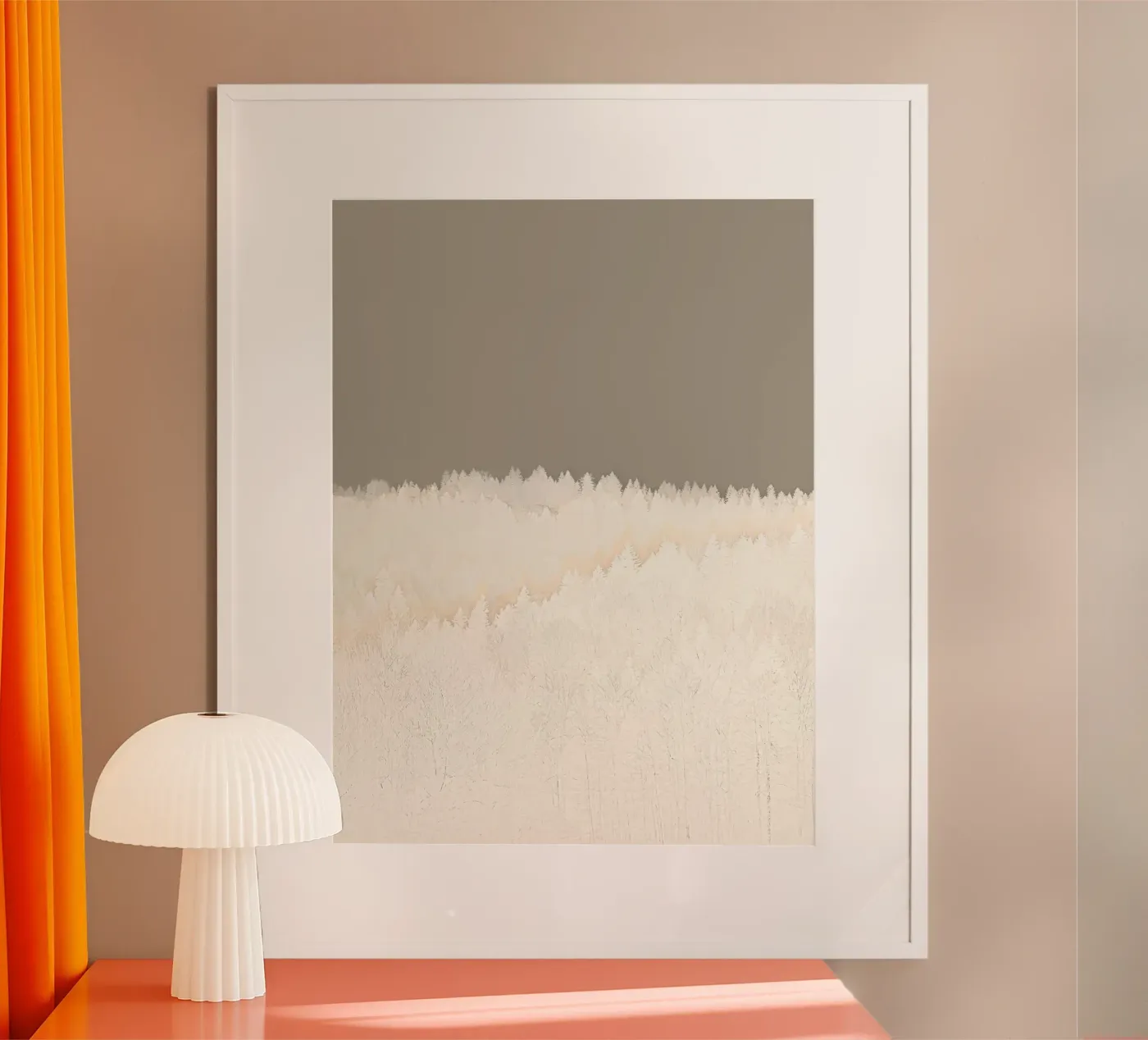 Pale Forest Abstract poster da menega sabidussi | moods