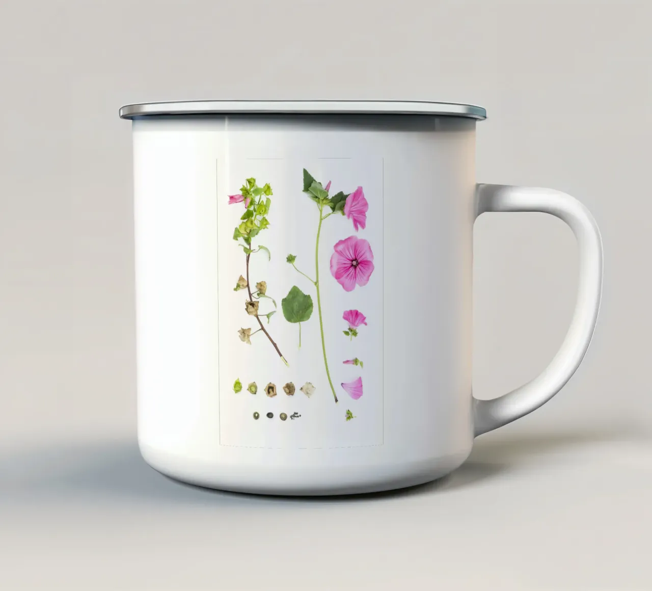 Pink Malve tazza in smalto da Curious Collections by Marielle Leenders