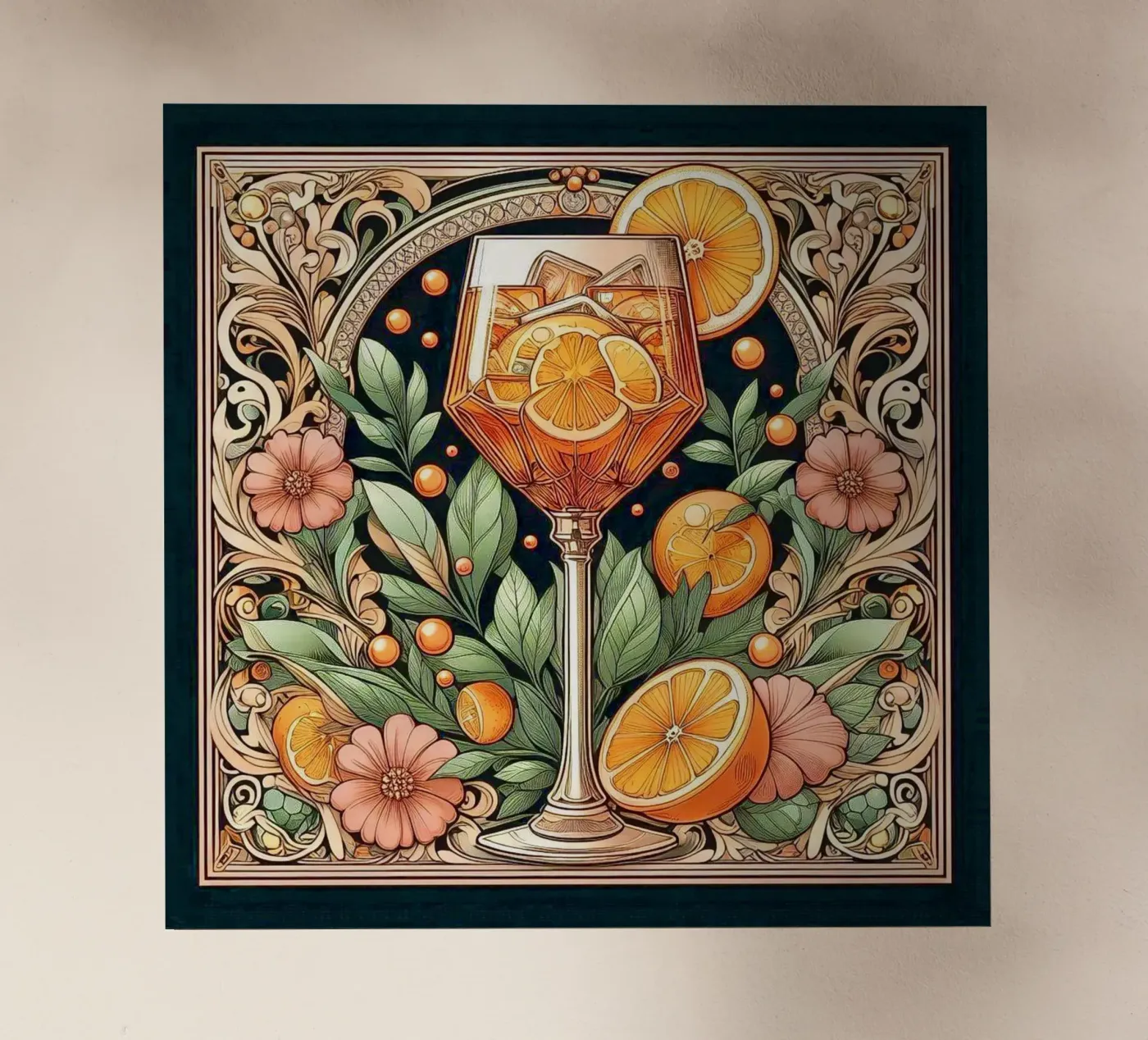 Aperitivo pellicola backlit da Art-Nouveau-Dsg
