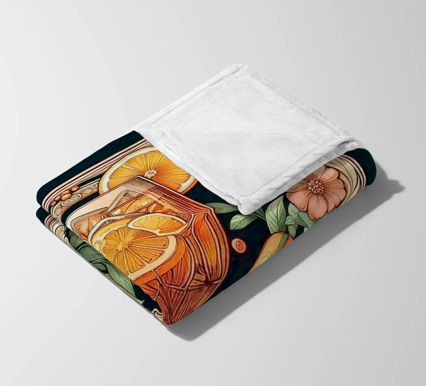 Aperitivo Fleecedecke von Art-Nouveau-Dsg