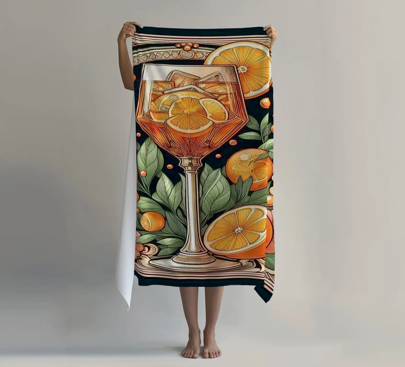 Aperitivo telo mare da Art-Nouveau-Dsg