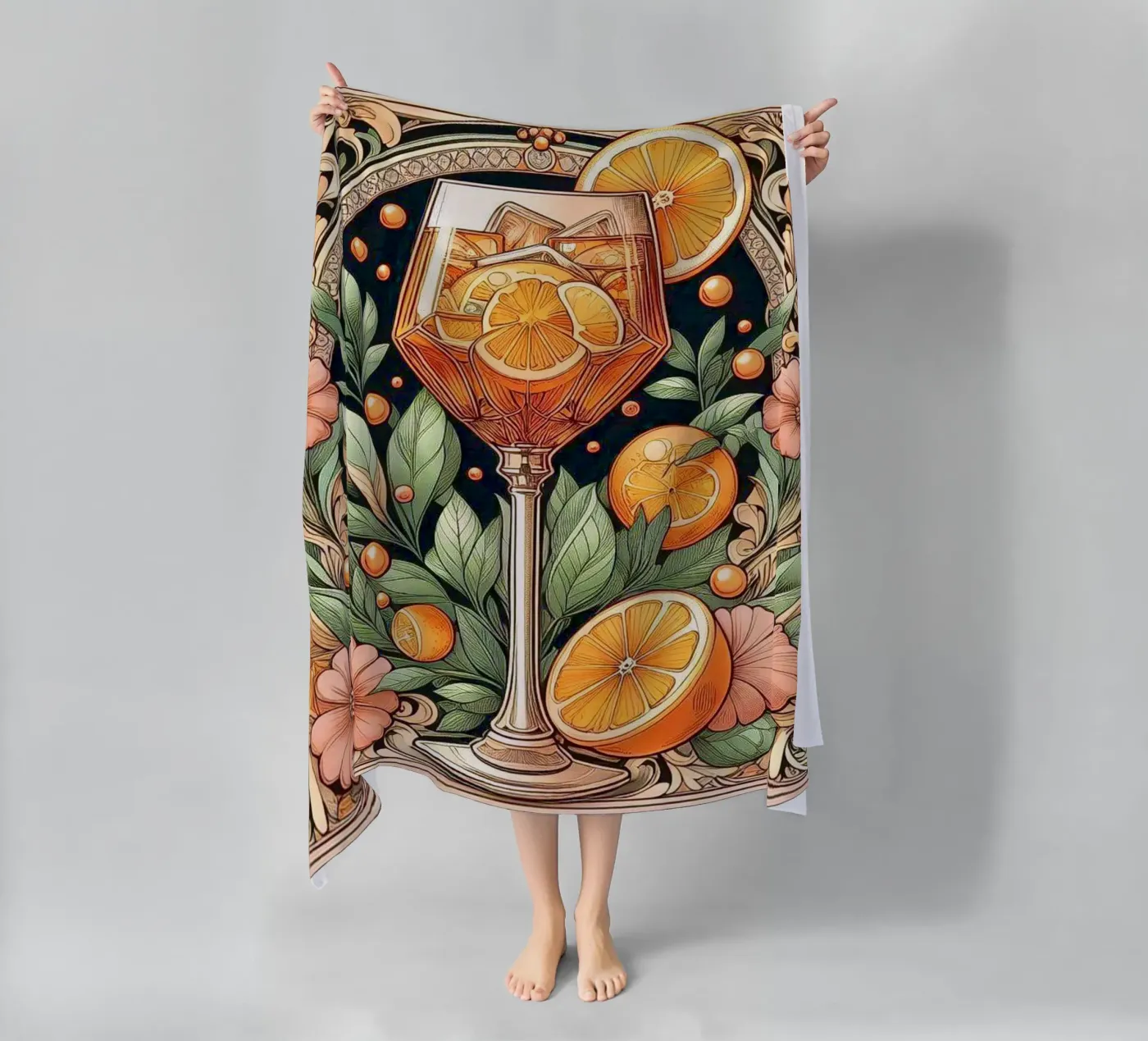 Aperitivo telo mare da Art-Nouveau-Dsg