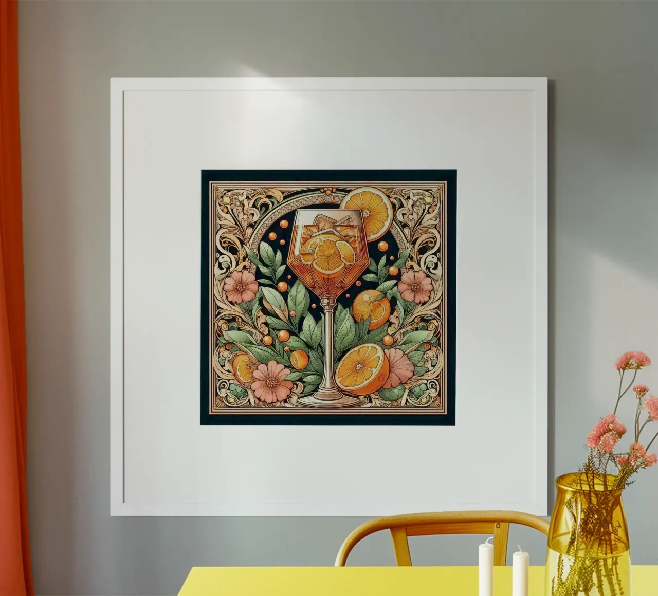 Holy Aperoli poster da Art-Nouveau-Dsg