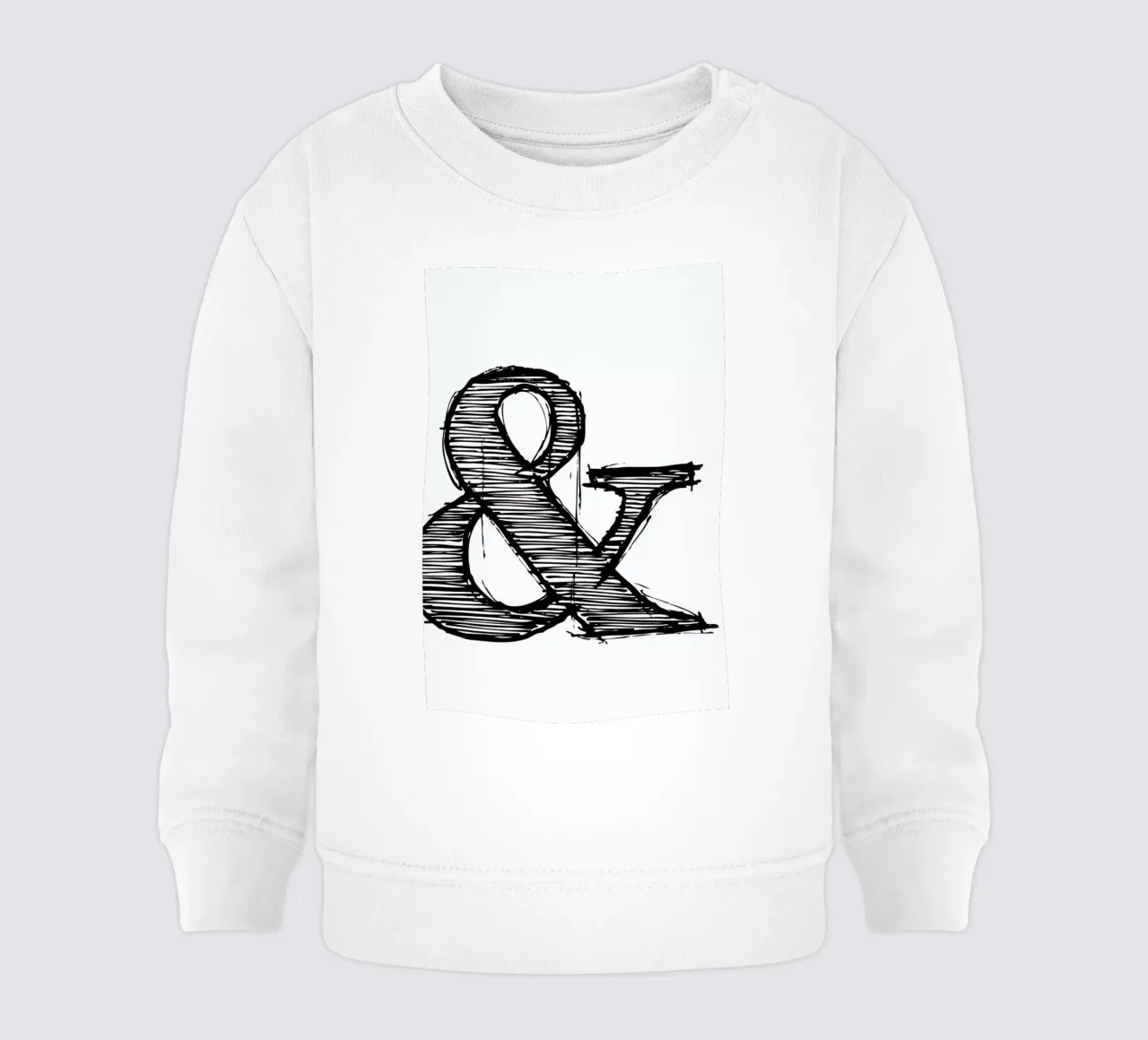 Ampersand Poster 1 felpa neonato da Naxart