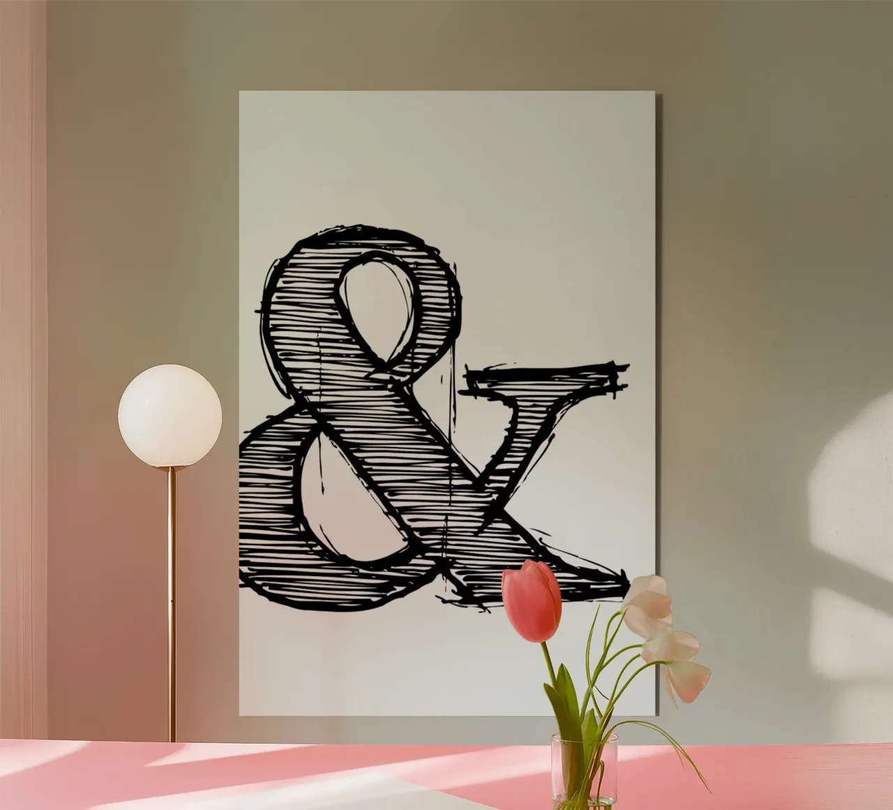 Ampersand Poster 1 pannello forex da Naxart