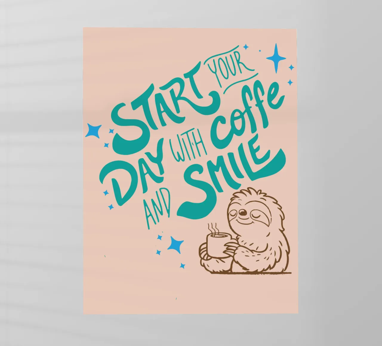 Iniziare la giornata con un caffè e un sorriso pellicola backlit da Gunawan Rb