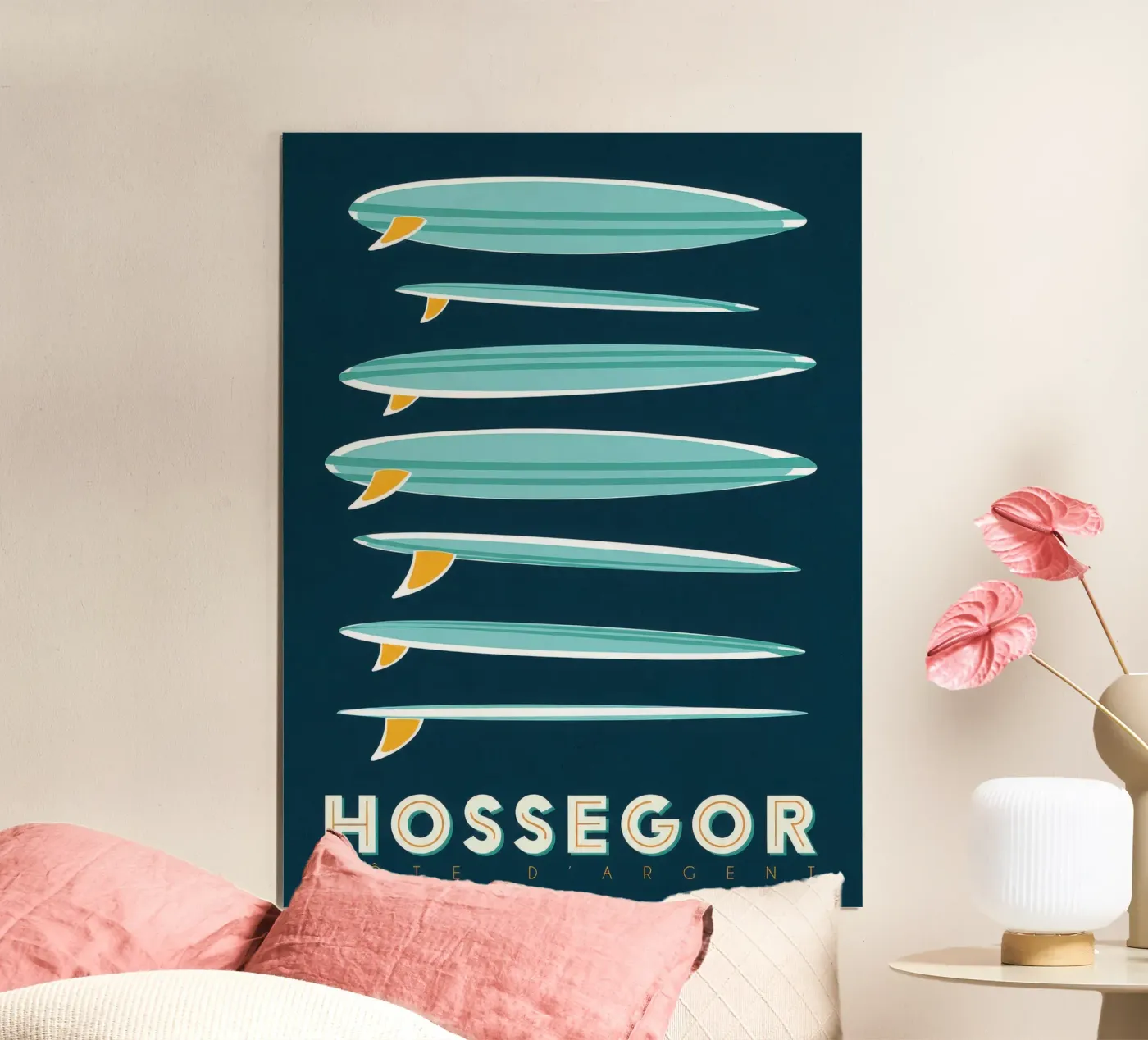 Hossegor poster van Mix Mate