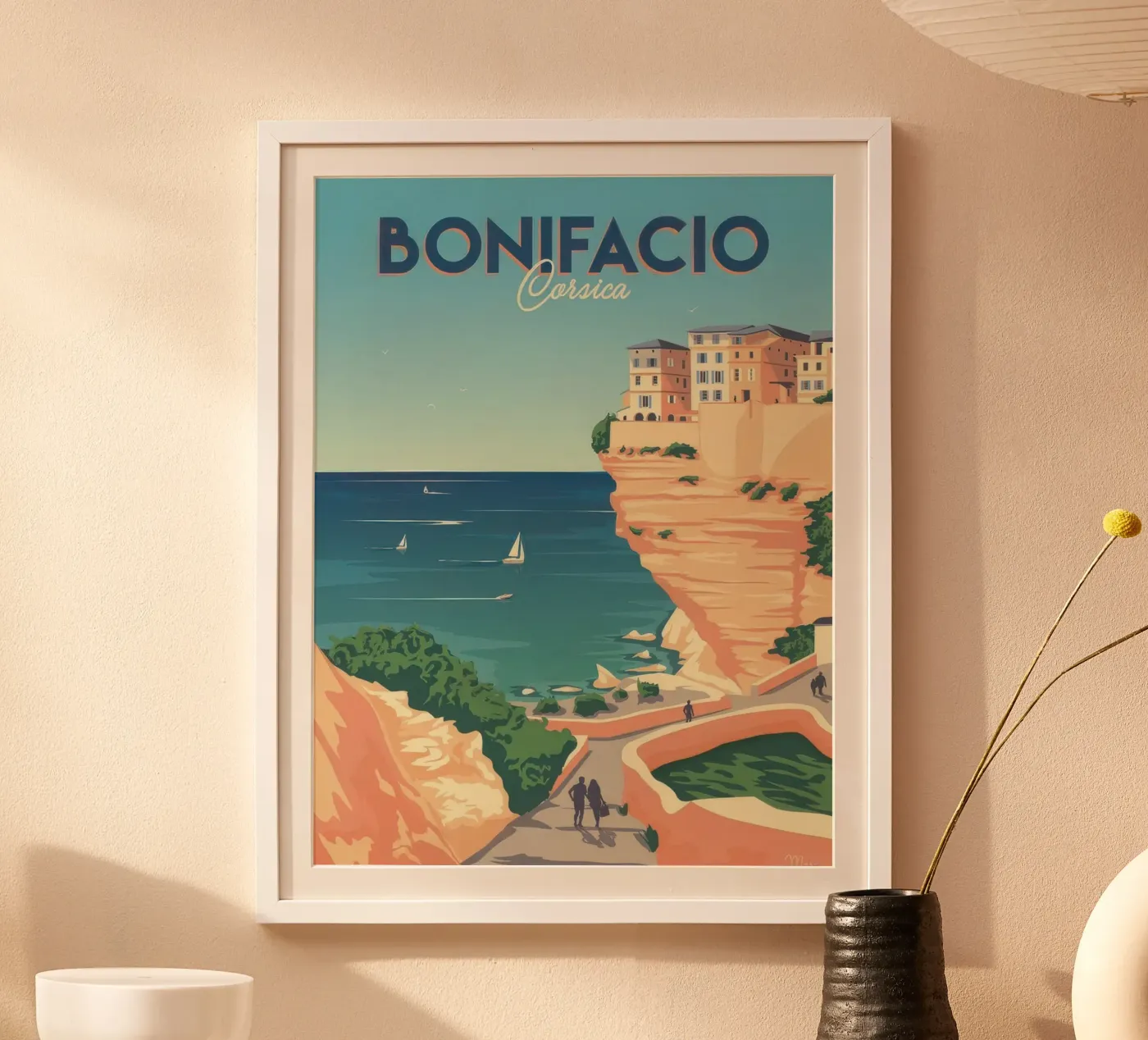 Bonifacio Poster von Mix Mate