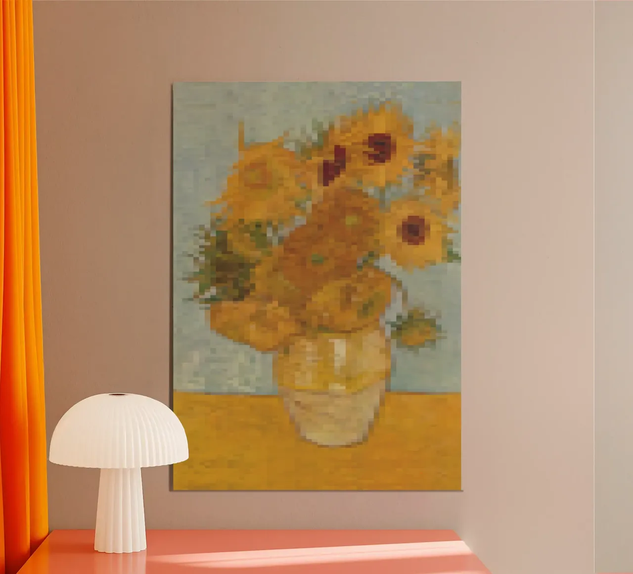 Il girasole del 2050 poster da Artascy Art