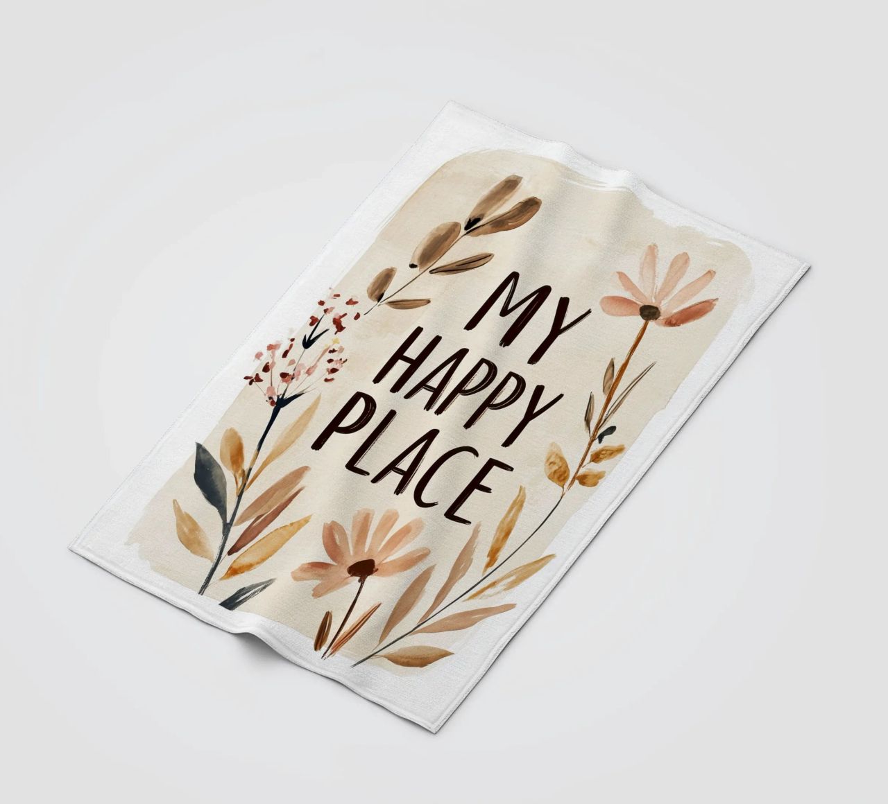 My Happy Place coperta in pile da treechild