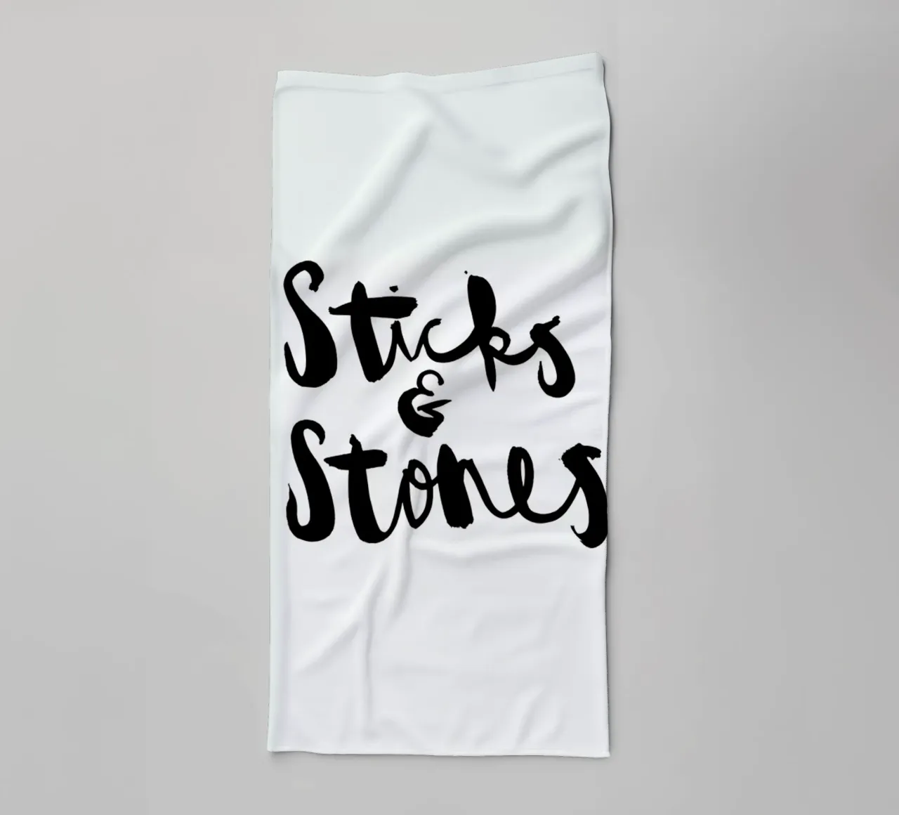 Sticks and Stones asciugamano da bagno da Dead Language
