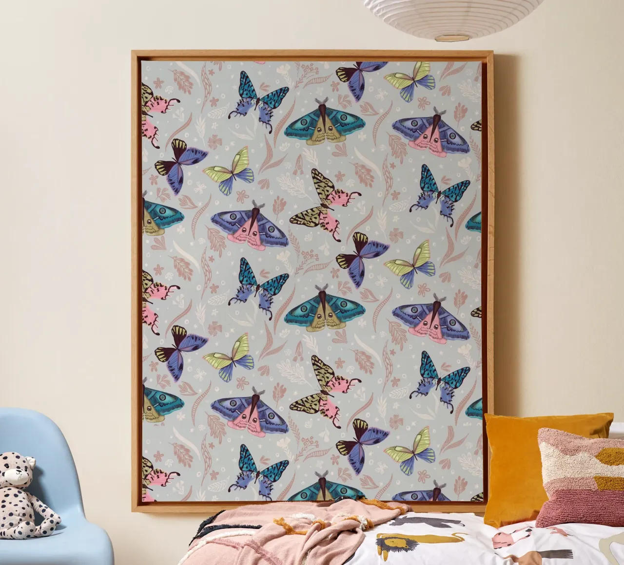 Farfalle affascinanti tela con Cornice a cassetta da nicigabrieldesigns