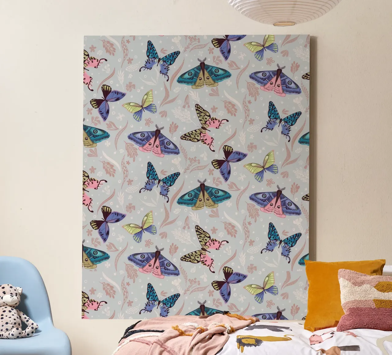 Farfalle affascinanti tela con Cornice a cassetta da nicigabrieldesigns