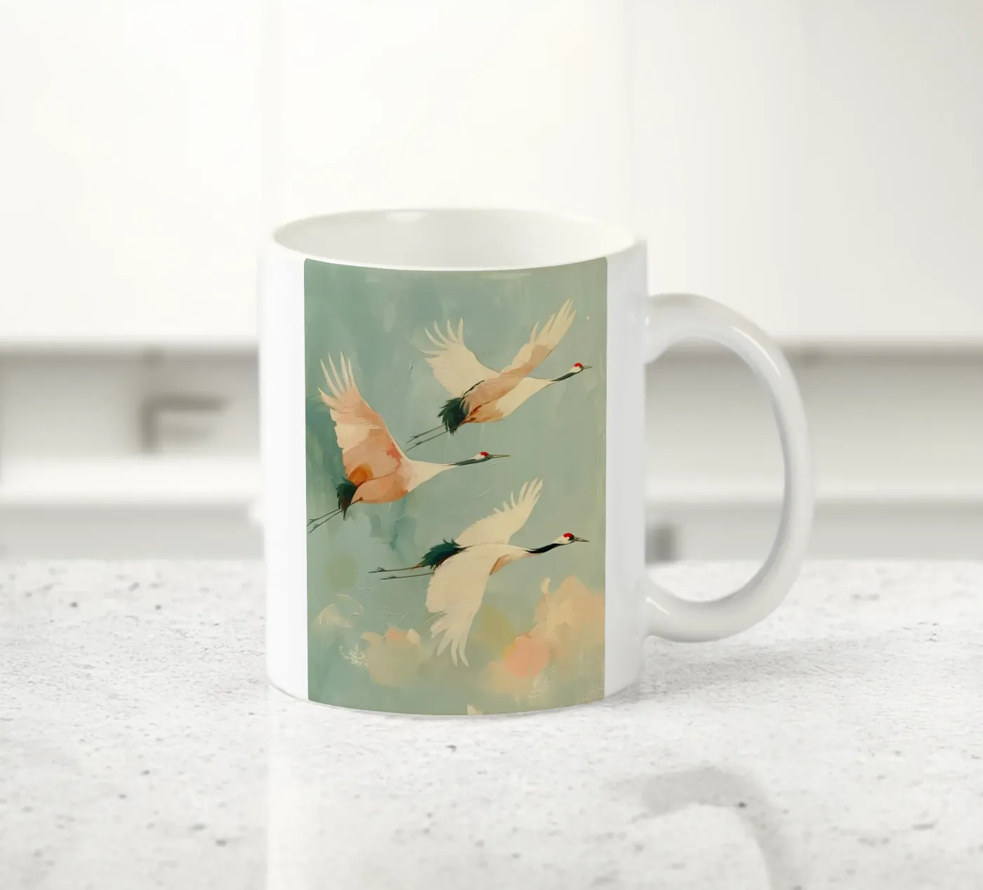 Soft Migration ceramic mug by softsoul dreams