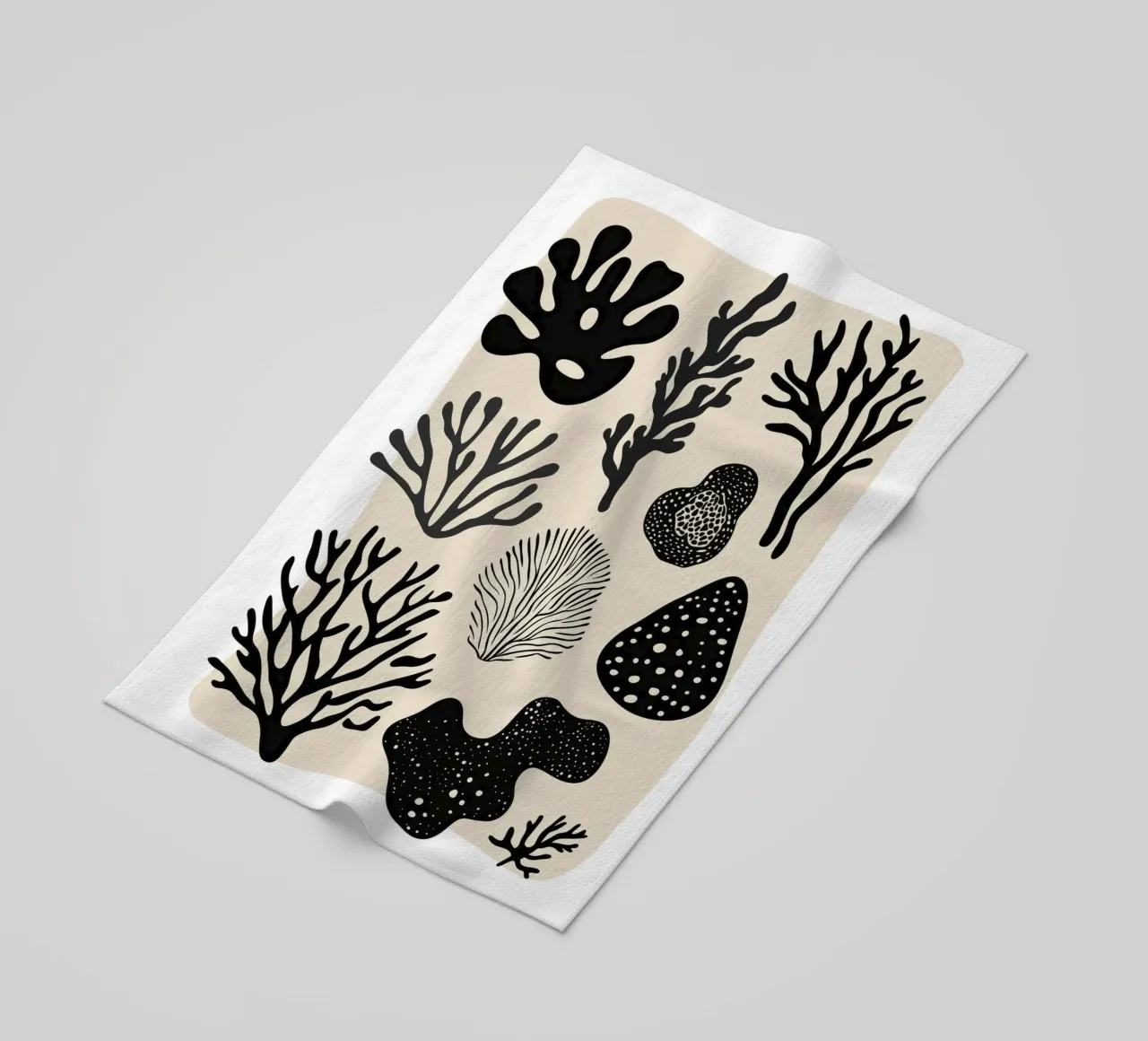 Coral Collection (Black) telo mare da treechild