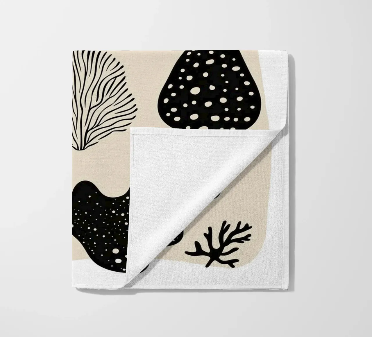 Coral Collection (Black) telo mare da treechild