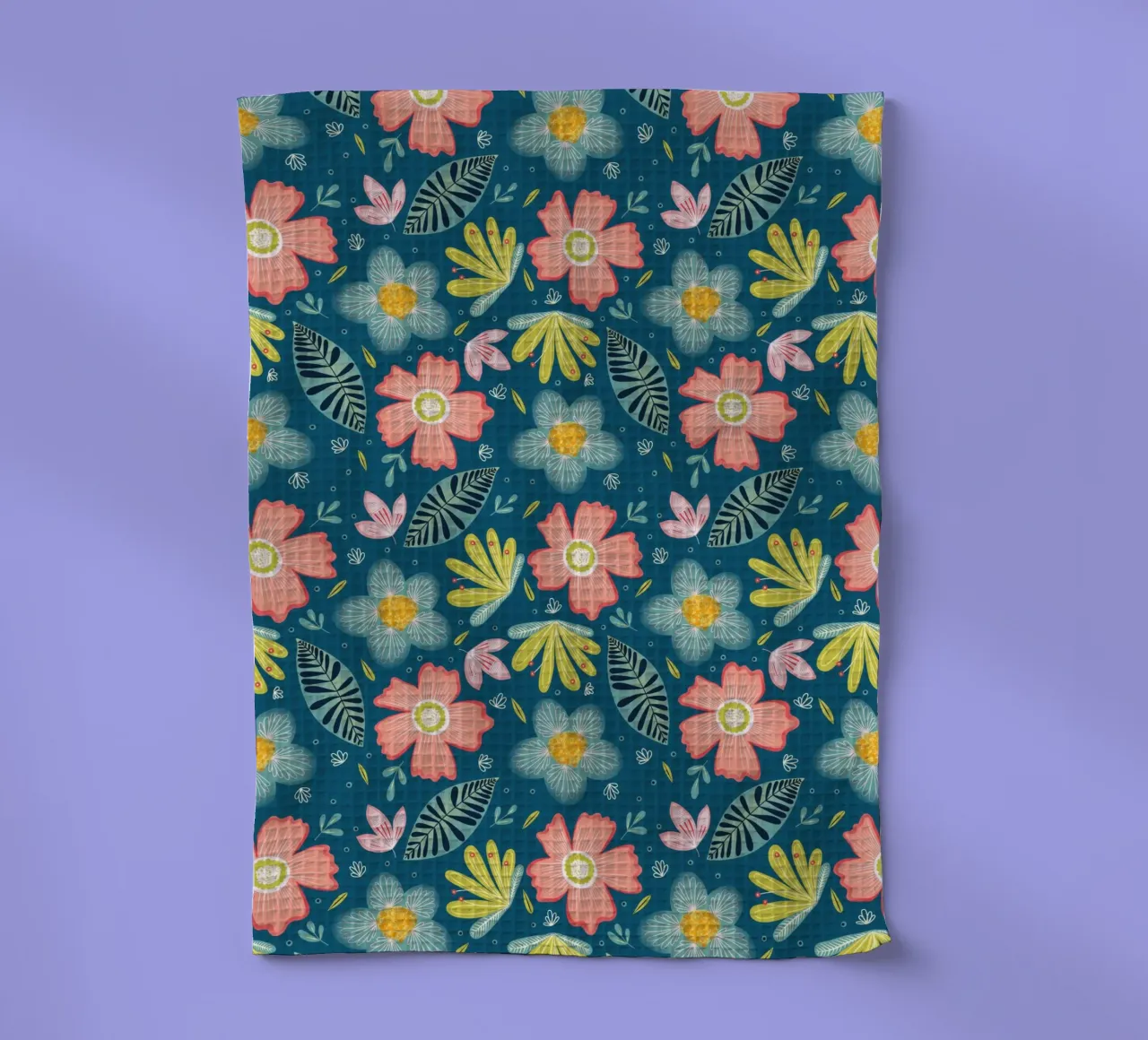 Love Blooms tea towel by nicigabrieldesigns
