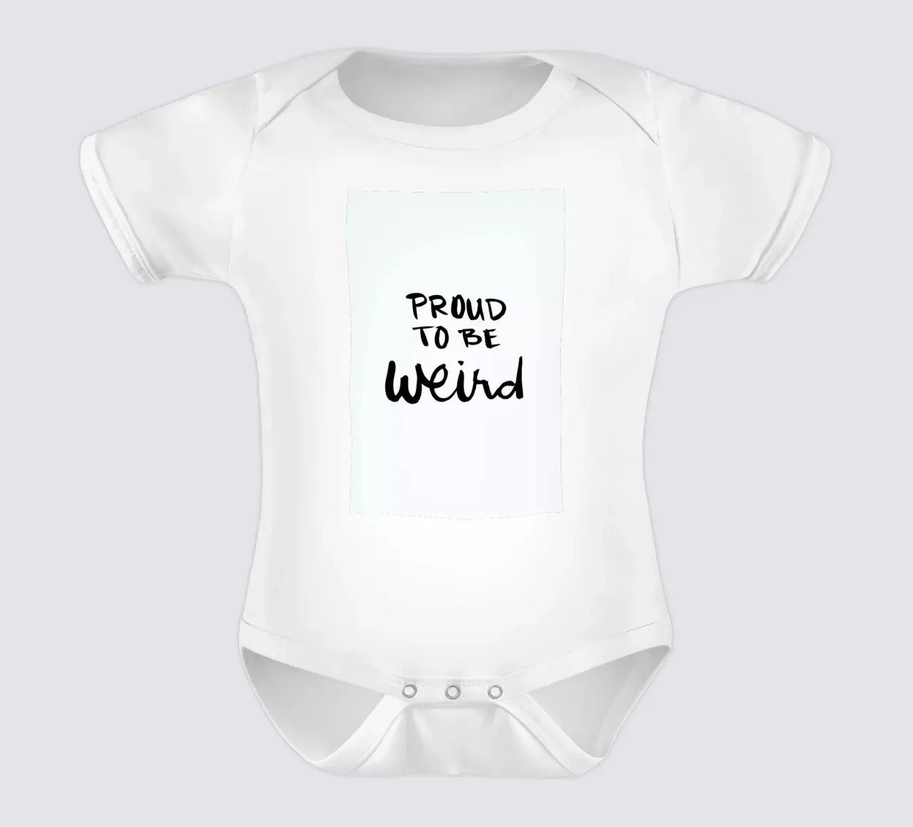 Proud to be weird body neonato maniche corte da Dead Language