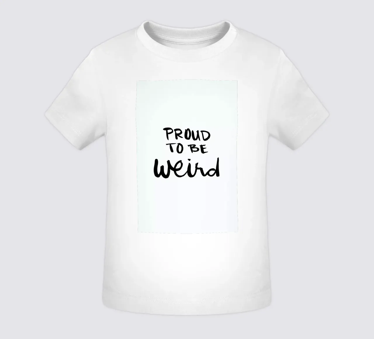 Proud to be weird maglietta neonato da Dead Language
