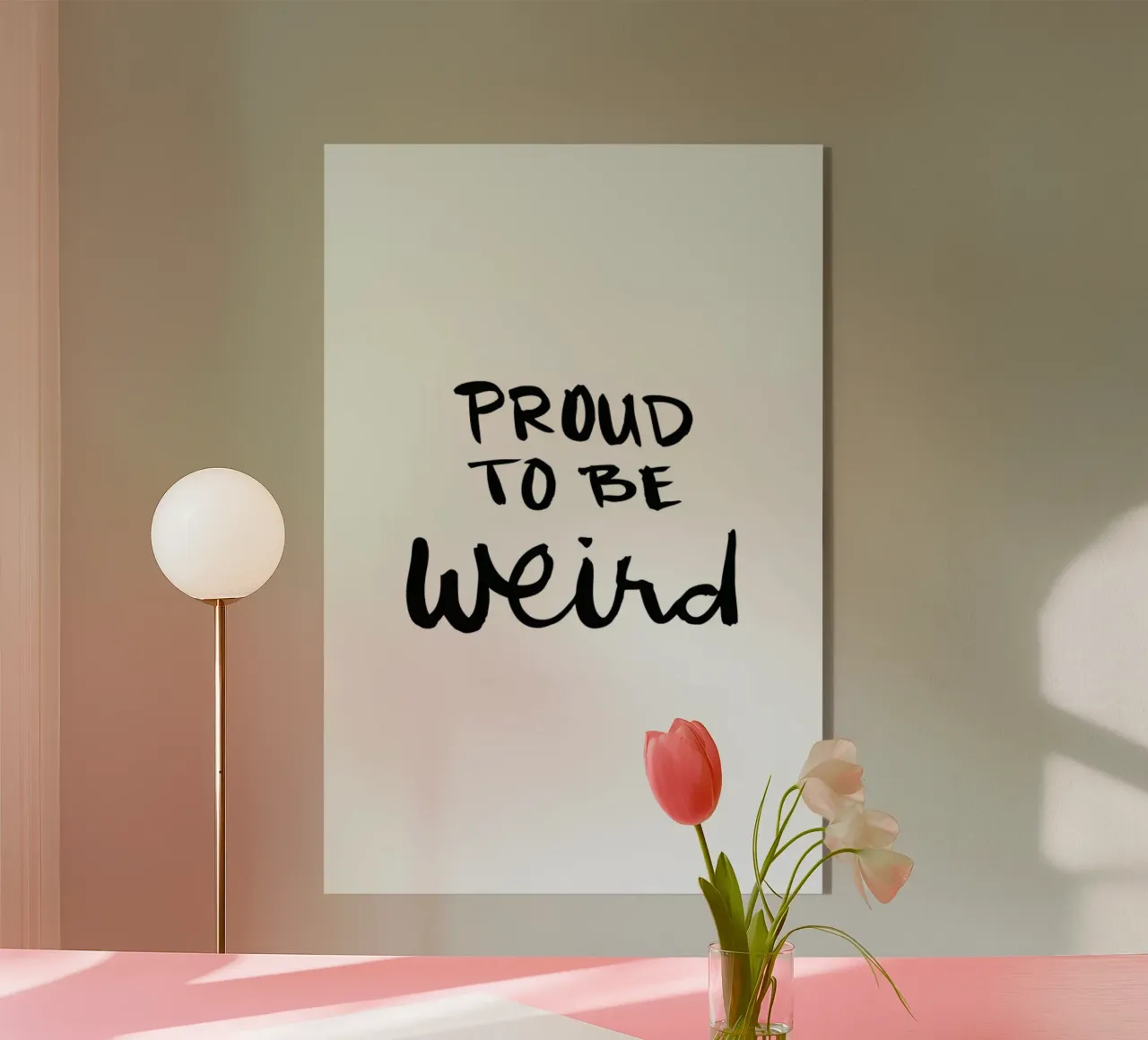 Proud to be weird plexiglass da Dead Language