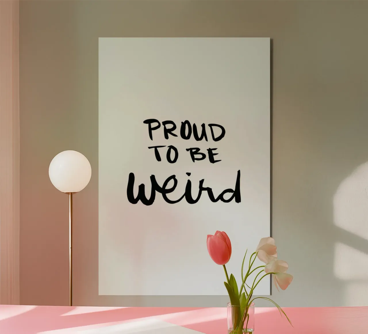 Proud to be weird alluminio dibond da Dead Language