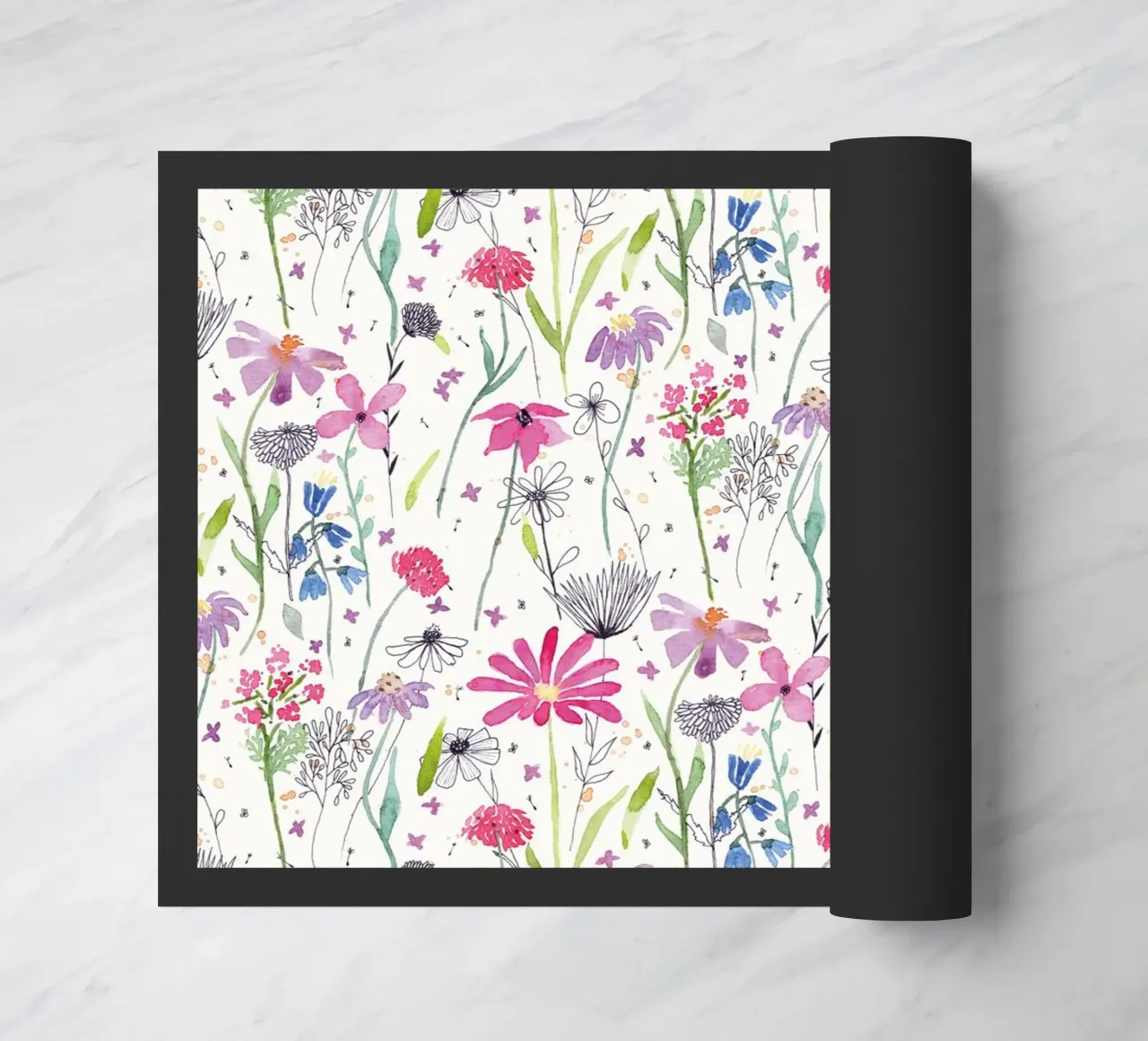 Charming Meadow doormat by nicigabrieldesigns