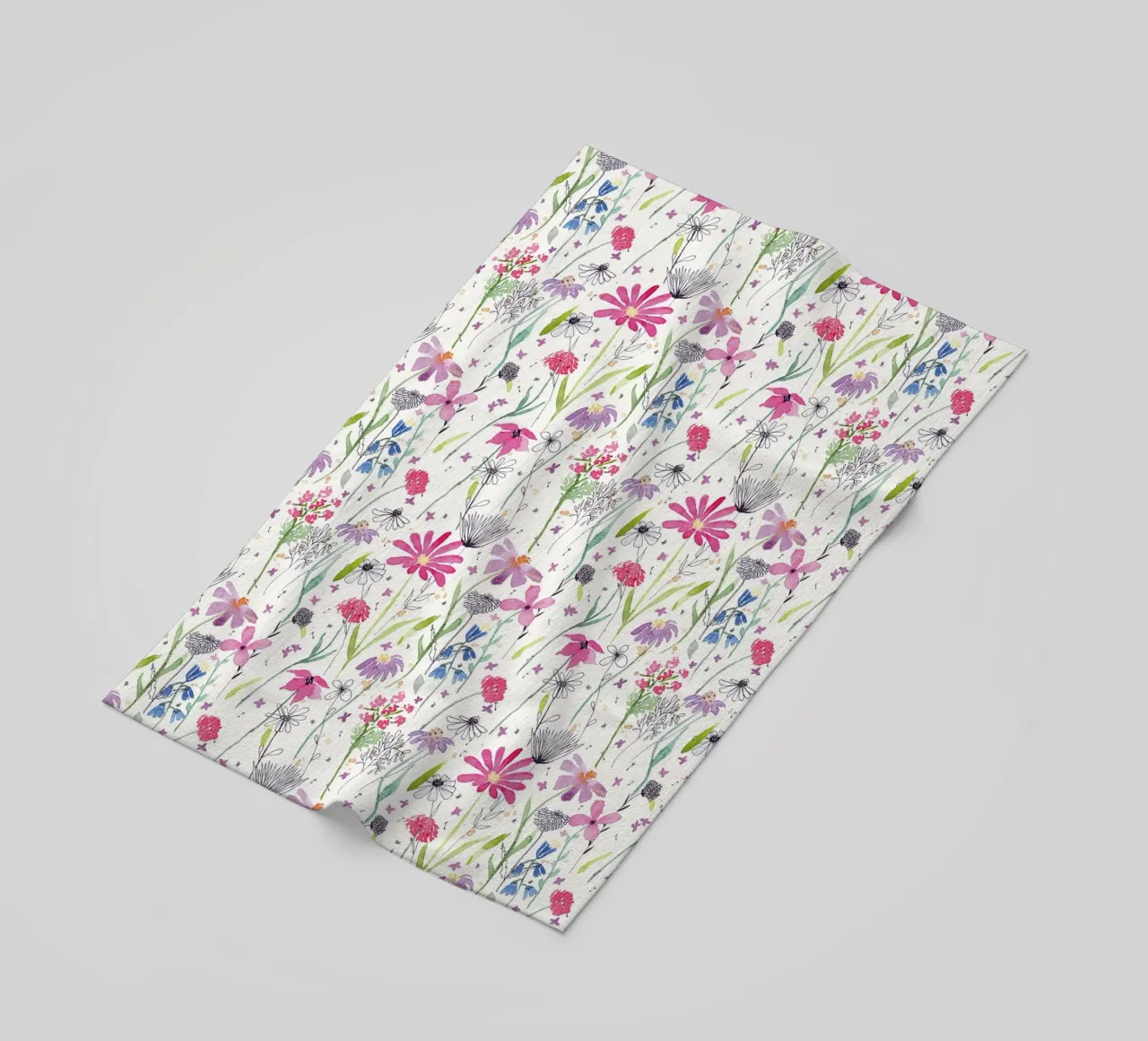 Charming Meadow beach towel by nicigabrieldesigns