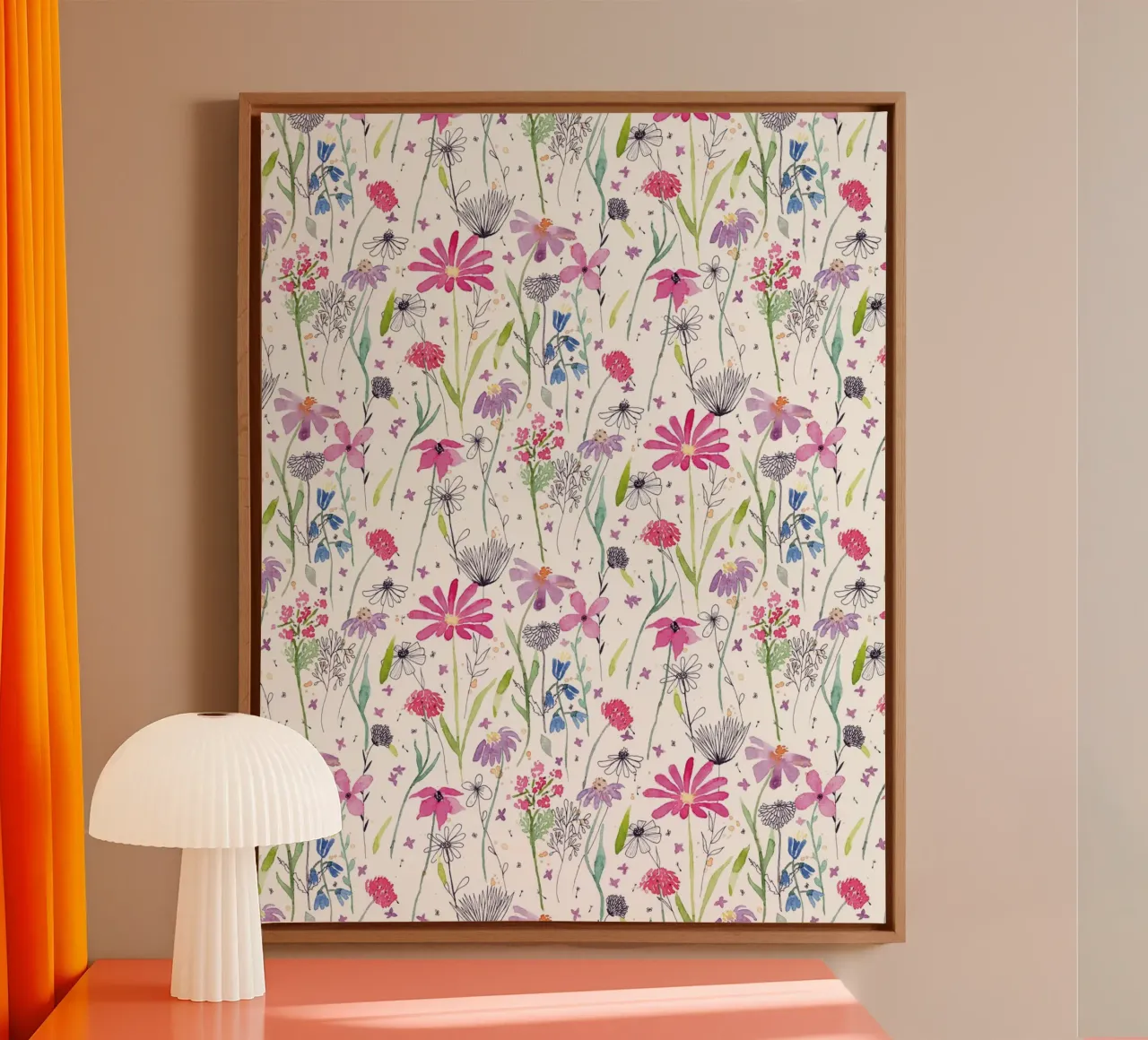Prato incantevole tela con Cornice a cassetta da nicigabrieldesigns