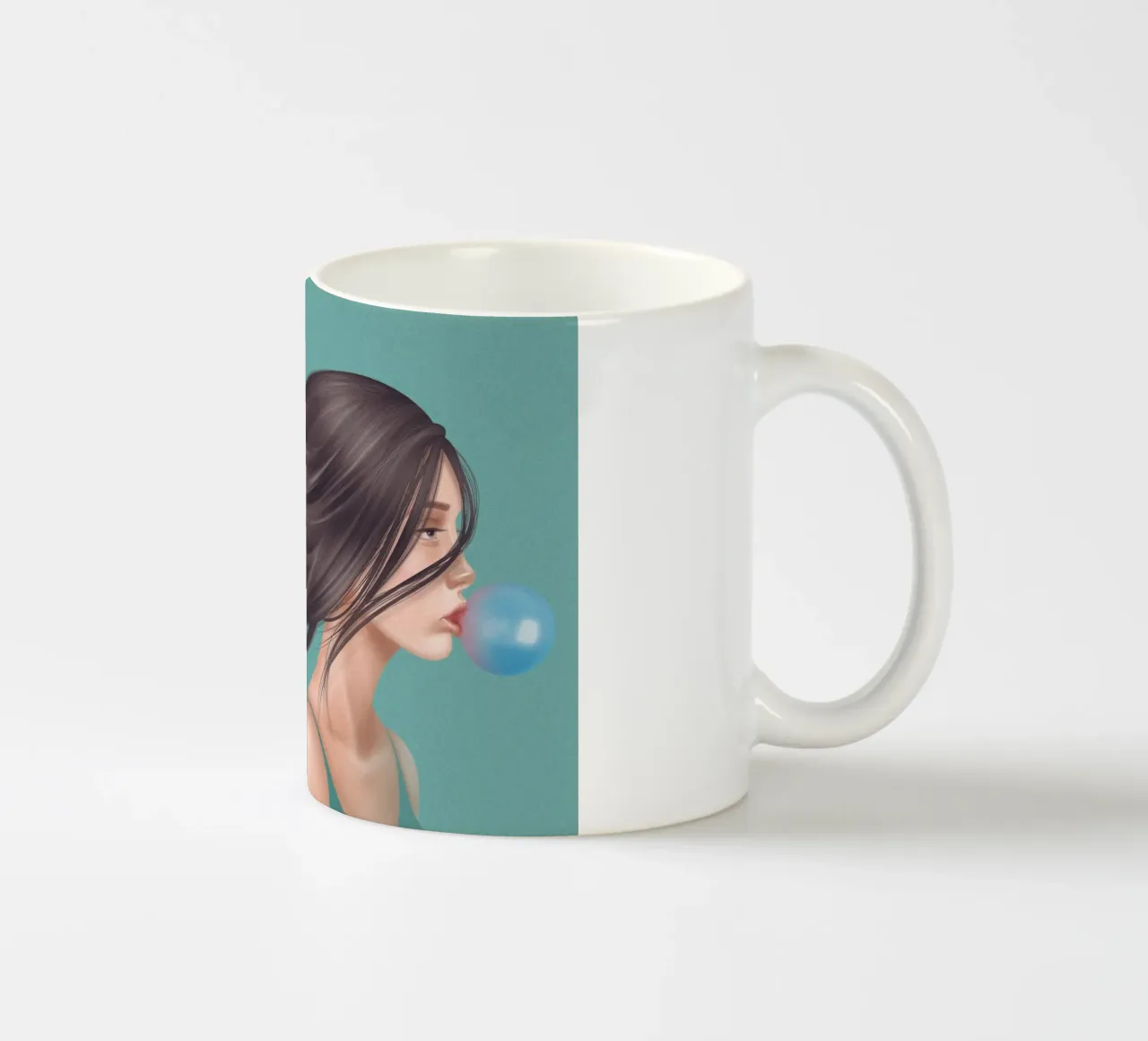 Bubblegum onirico tazza in ceramica da Artascy Art