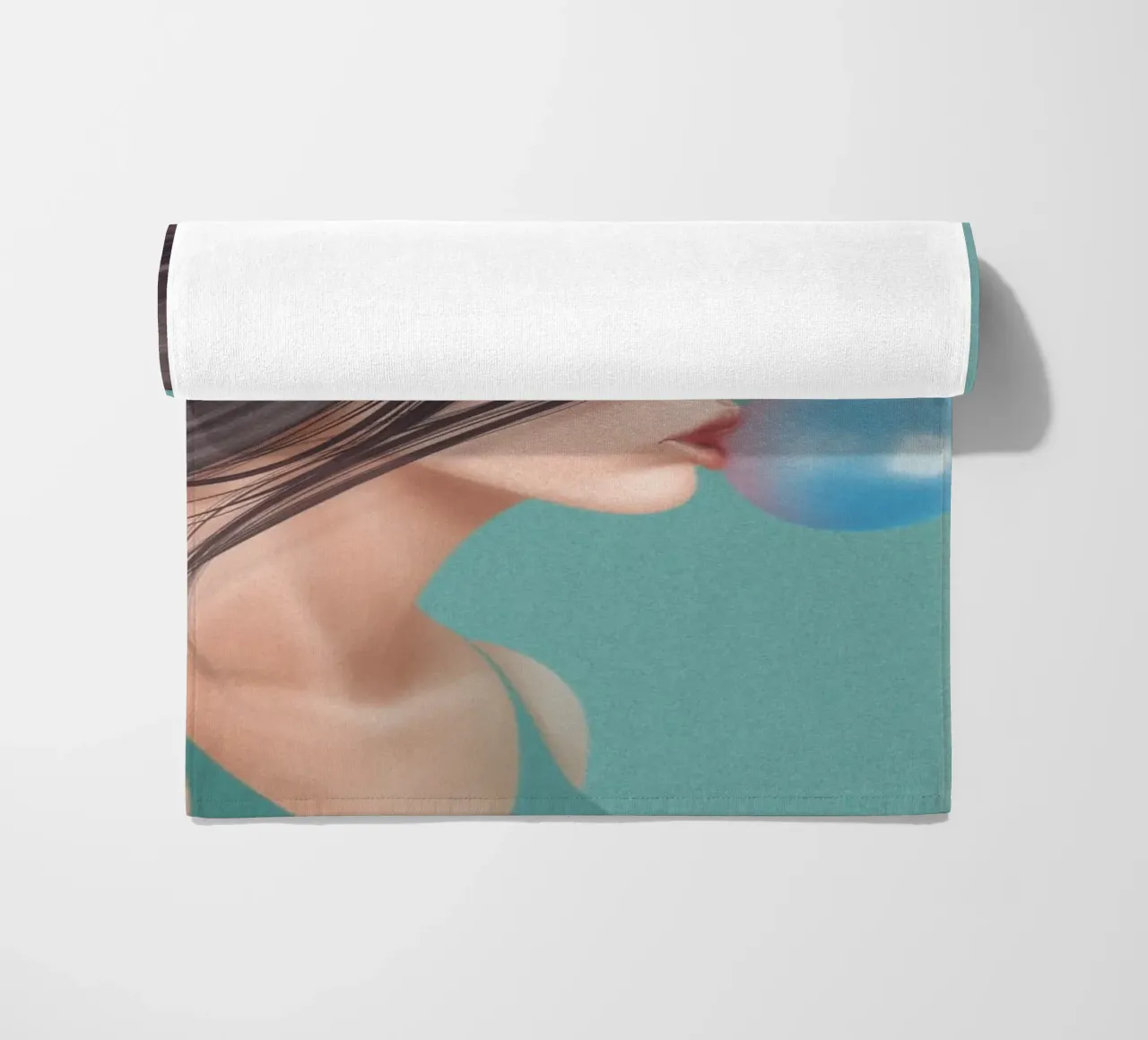 Bubblegum onirico telo mare da Artascy Art