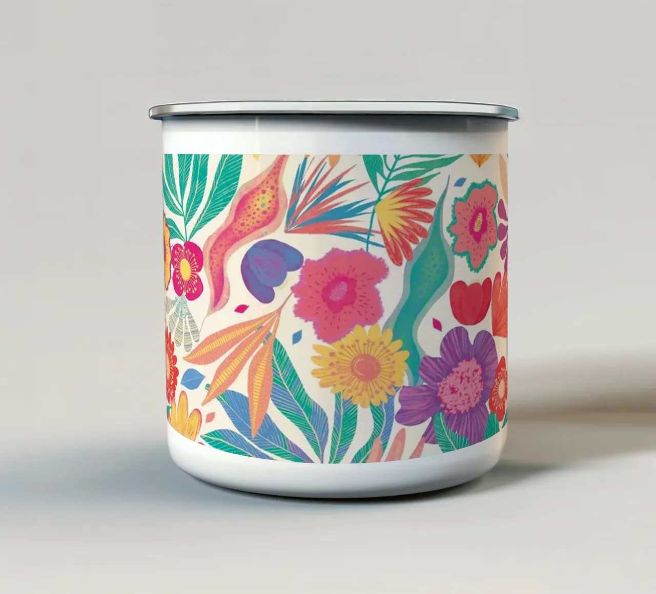 Luce esotica tazza in smalto da nicigabrieldesigns