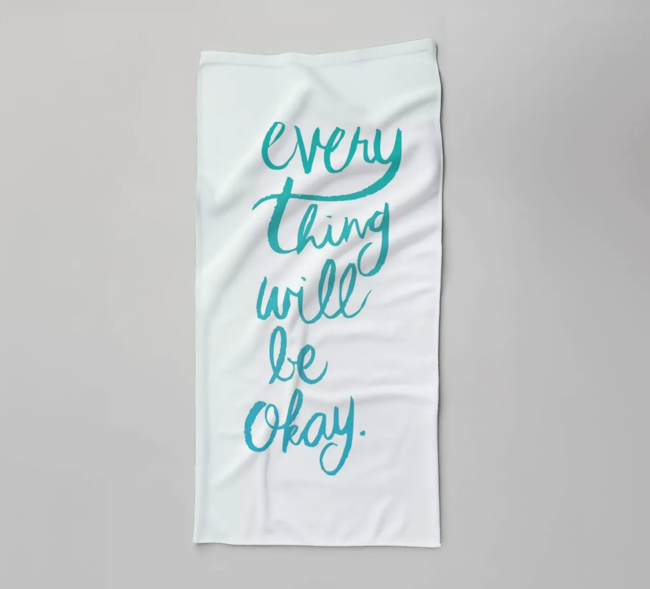Everything is Okay asciugamano da bagno da Dead Language