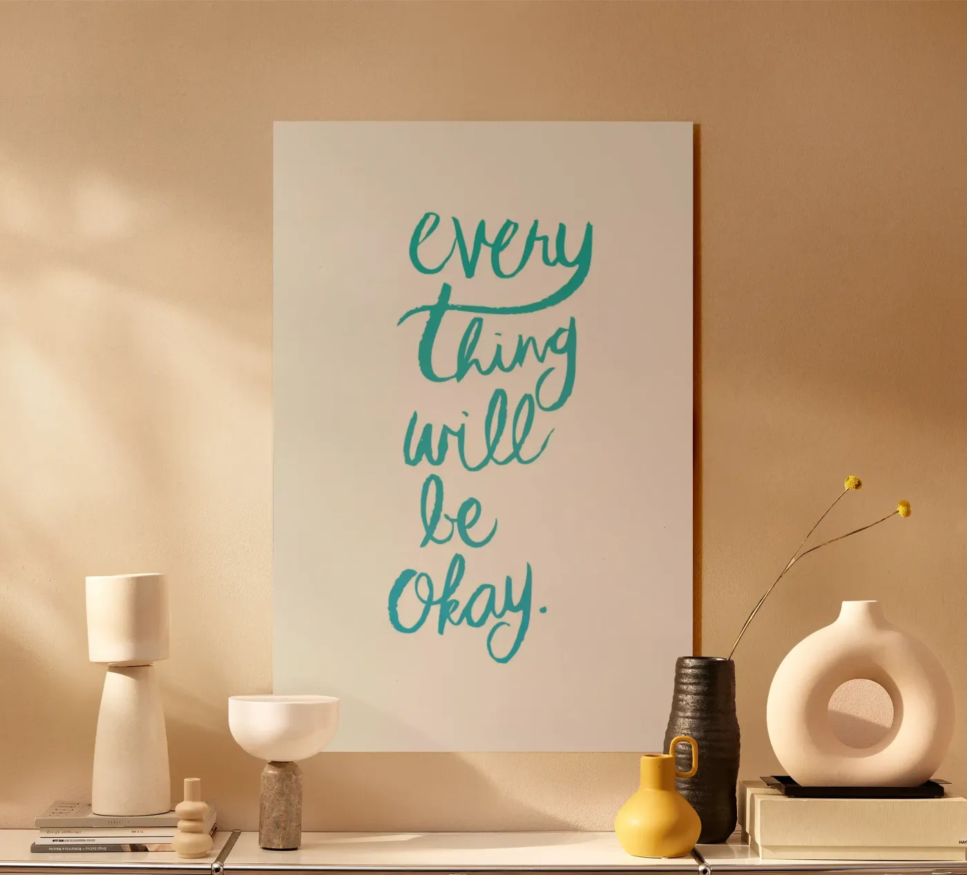 Everything is Okay acrylic glass by Dead Language